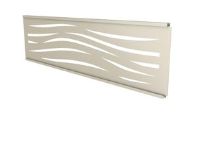 Décor horizontal dunes Composite PREMIUM+ Sable, L.148.3 x H.38 x Ep.2,5 cm