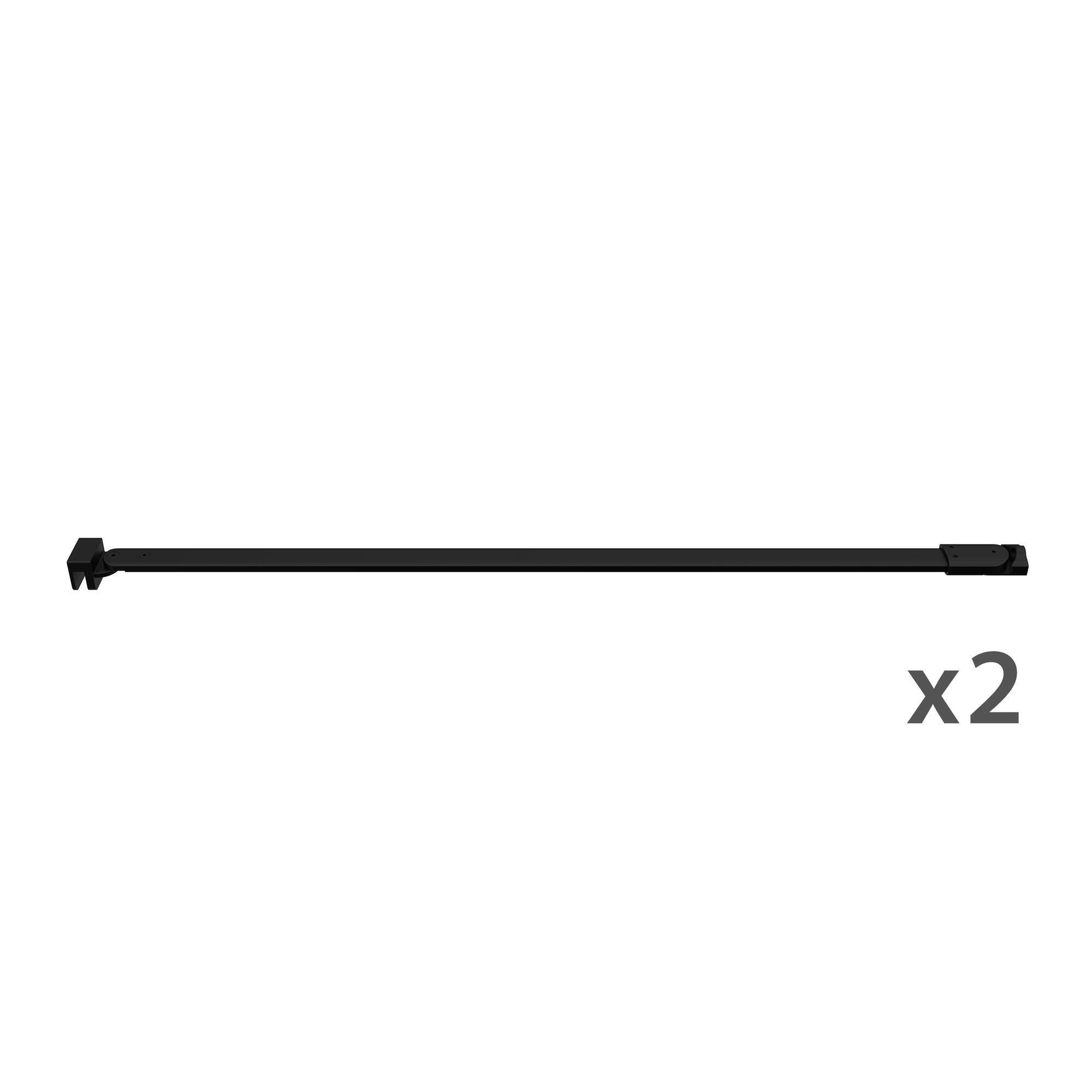 Barra di sostegno SENSEA kit 2 pezzi nero | Leroy Merlin