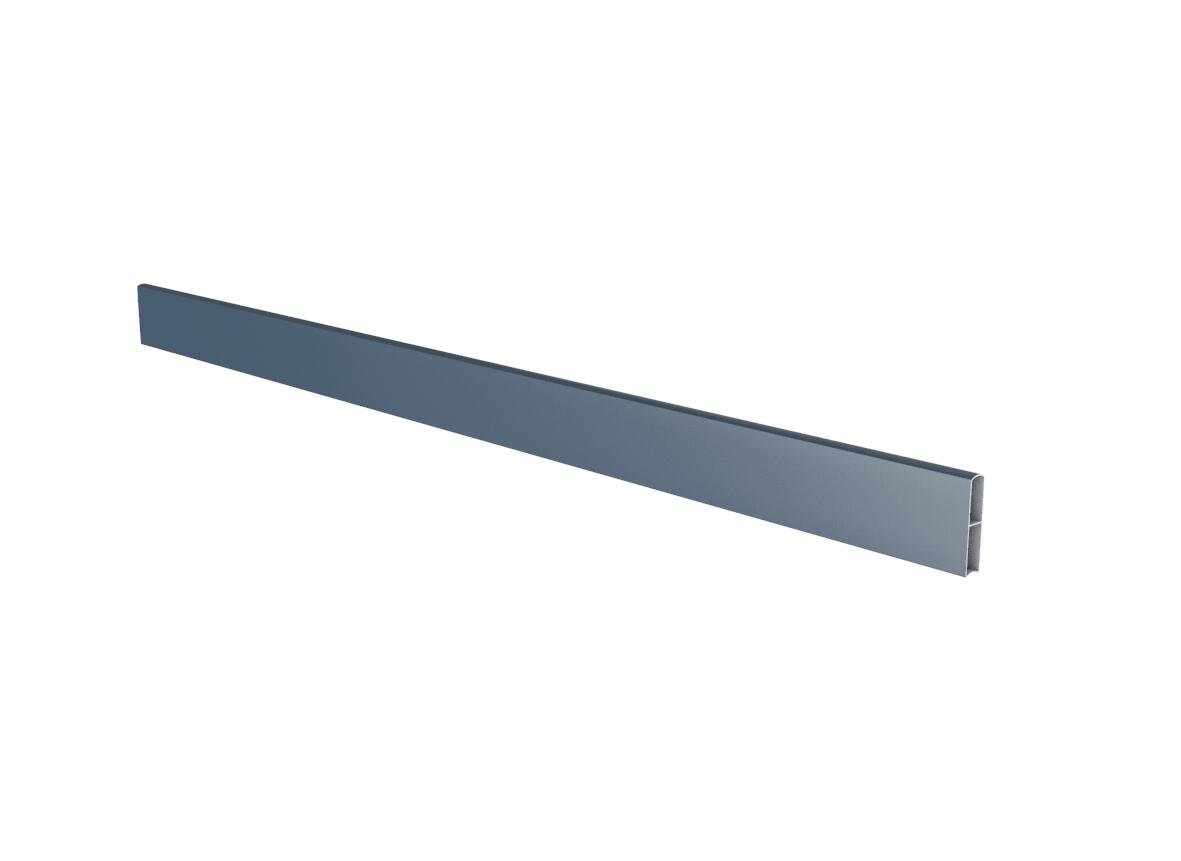 Lame aluminium décor ajourée Composite PREMIUM+ gris anthracite H9 x L 150 cm - 2