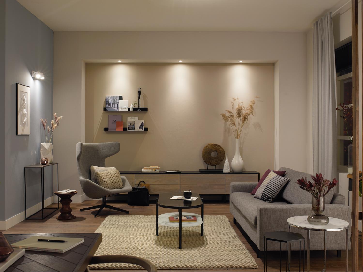 Lampadina smart Hue White Ambiance, LED, GU10 faretto, trasparente, cct, 5W= 350 LM (equiv 70 W), 200° dimmerabile, PHILIPS HUE - 5