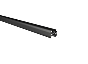 Profil intermédiaire aluminium Composite PREMIUM+ noir L 145cm