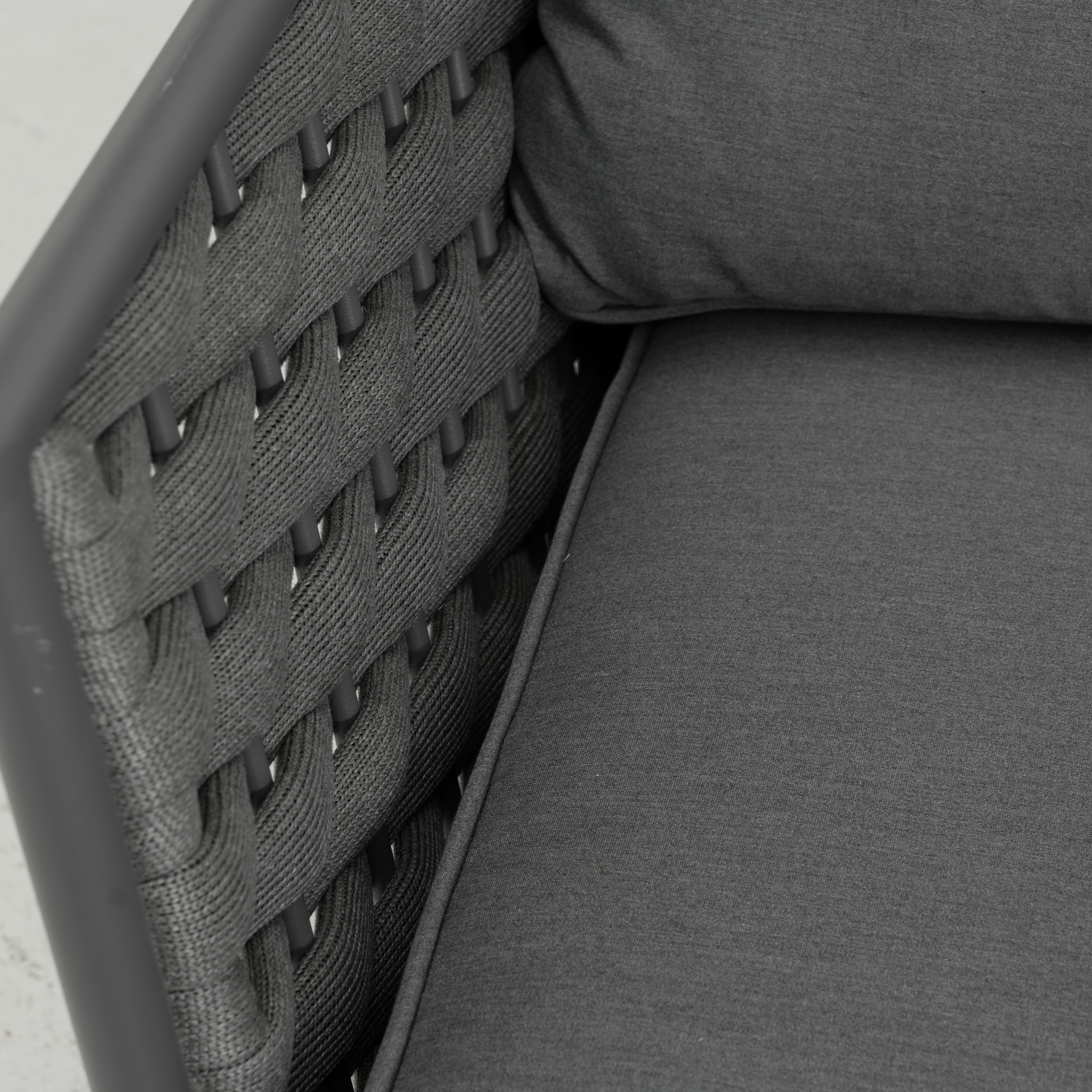 Conjunto jardim relax mesa, sofá alumínio Nilo Naterial - 8