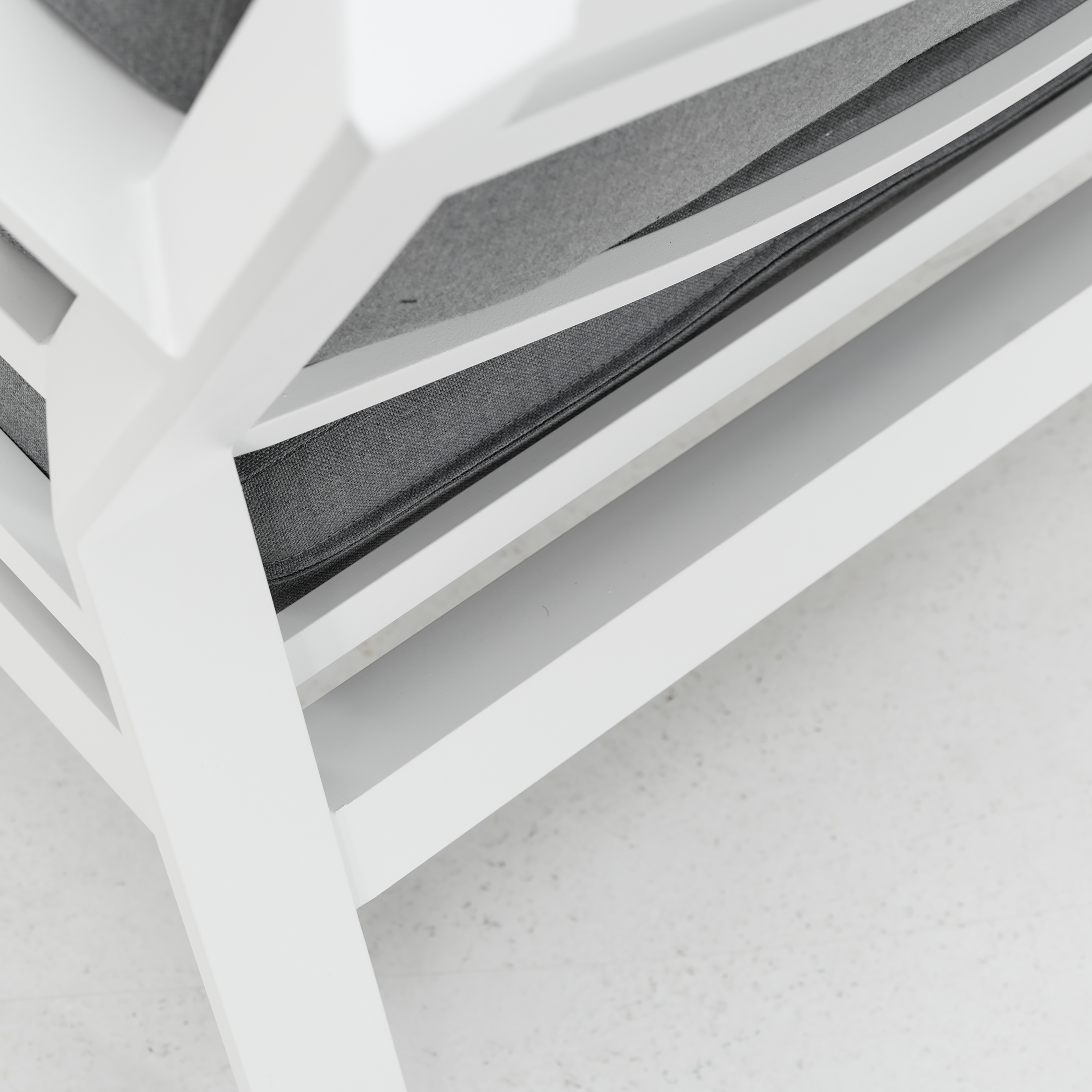 Set de porche de aluminio Naterial Augus blanco para 6 personas - 33