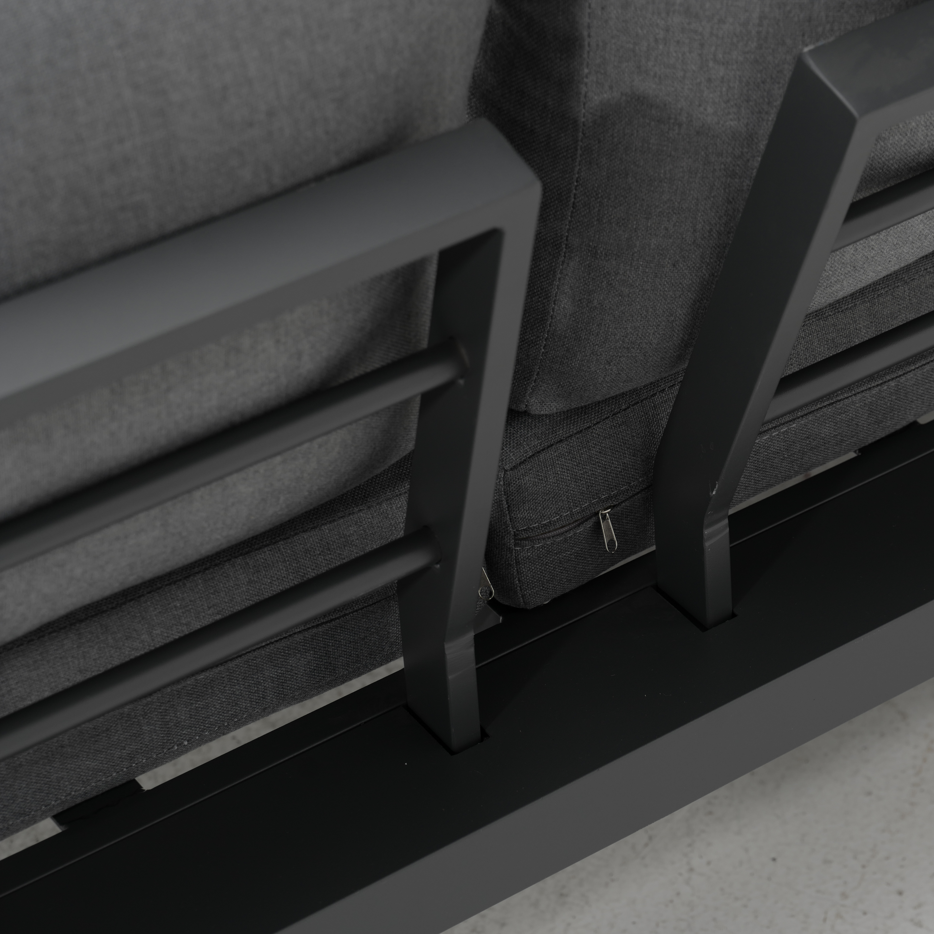Set de porche de aluminio Naterial Subyra gris para 5 personas - 18