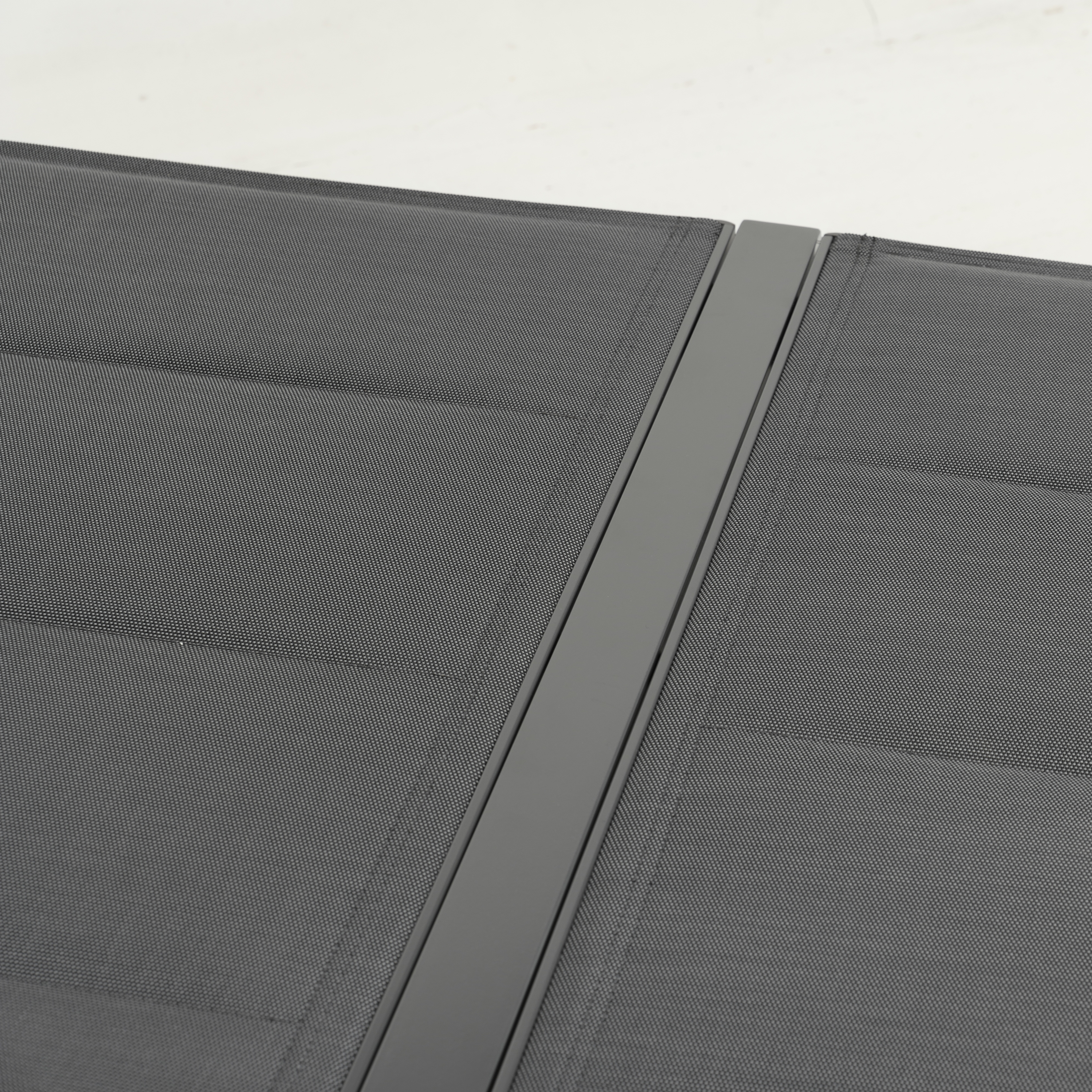 Lettino doppio senza cuscino Isboa NATERIAL in alluminio grigio e seduta grigio - 19