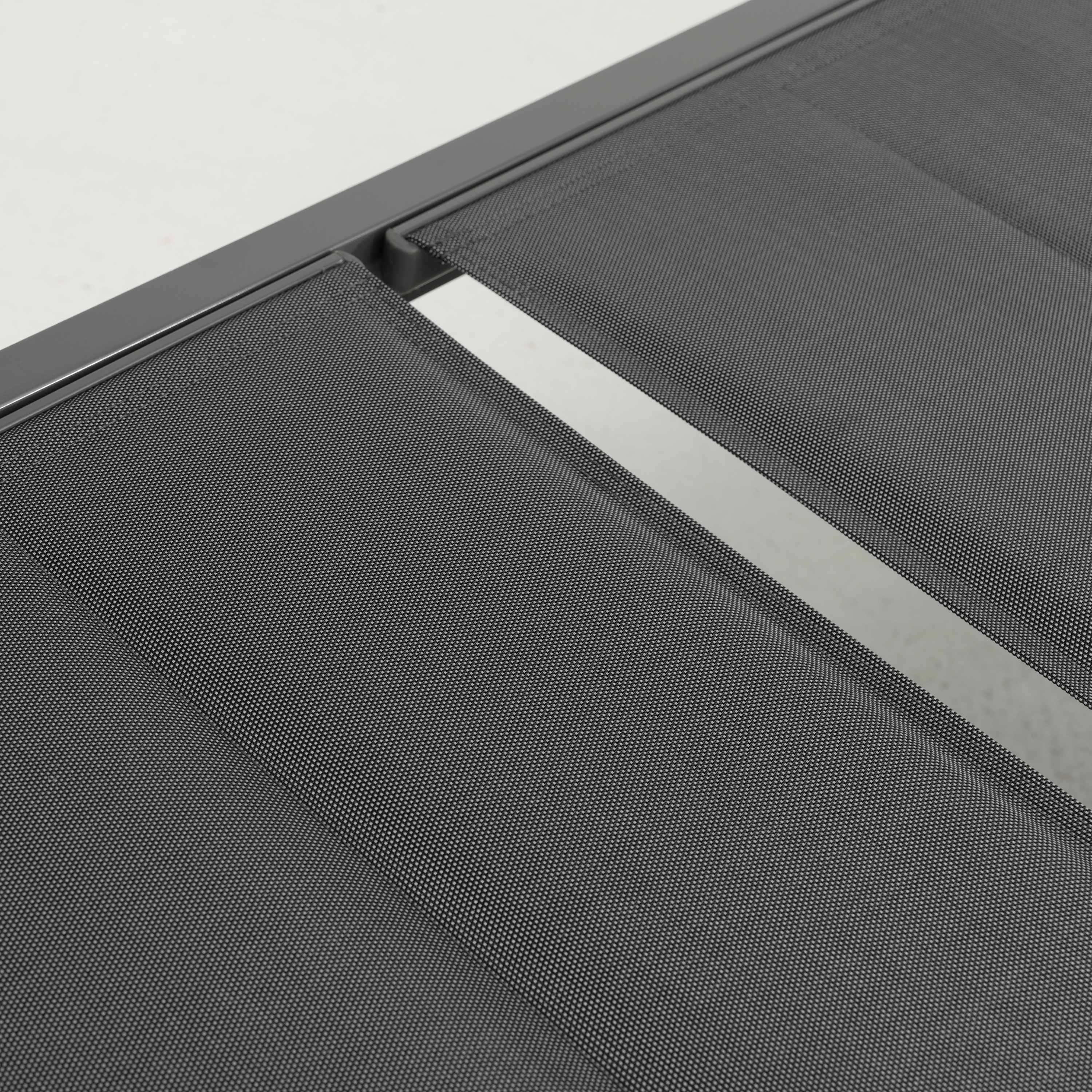 Lettino doppio senza cuscino Isboa NATERIAL in alluminio grigio e seduta grigio - 18