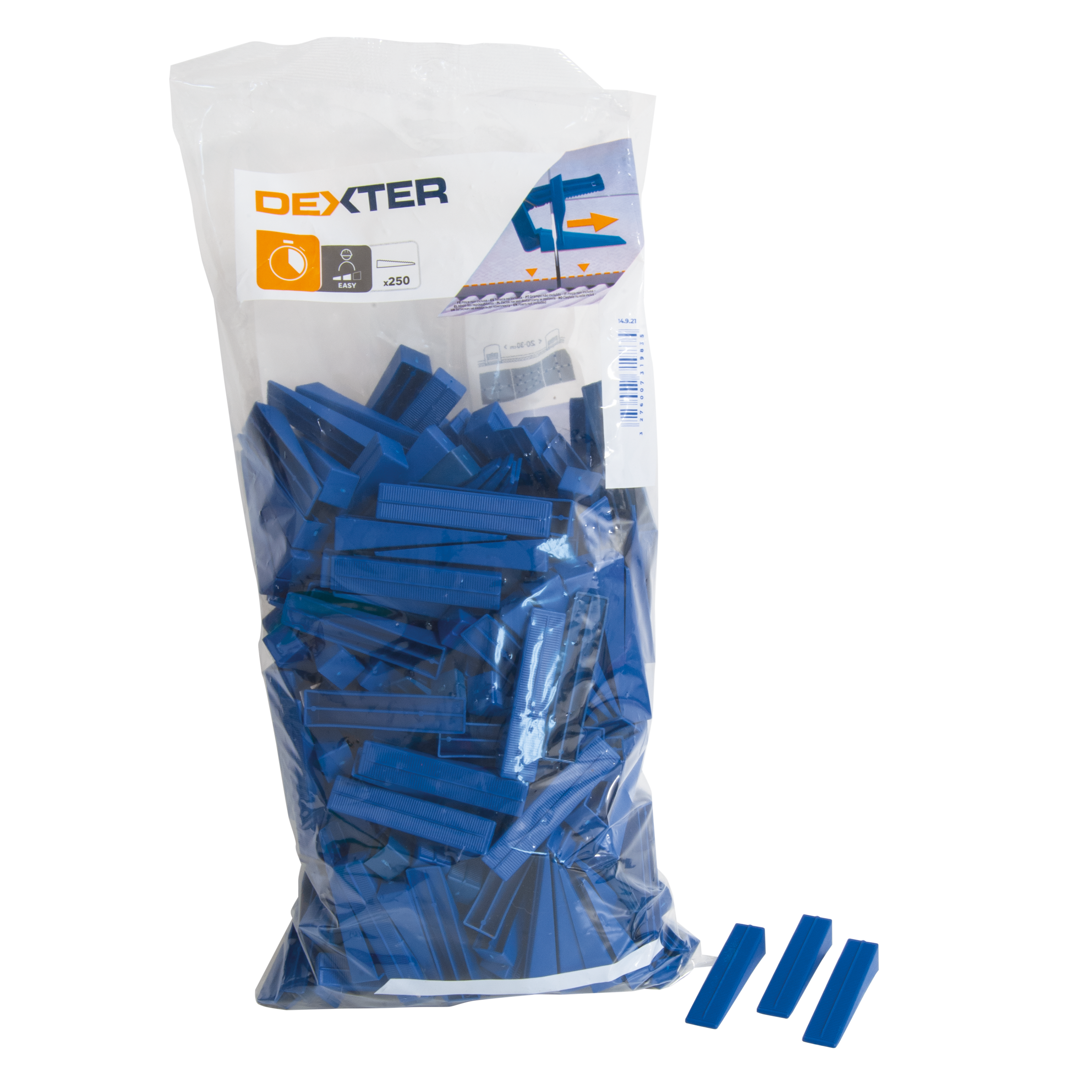 Lot de 250 cales autonivelantes DEXTER - 3