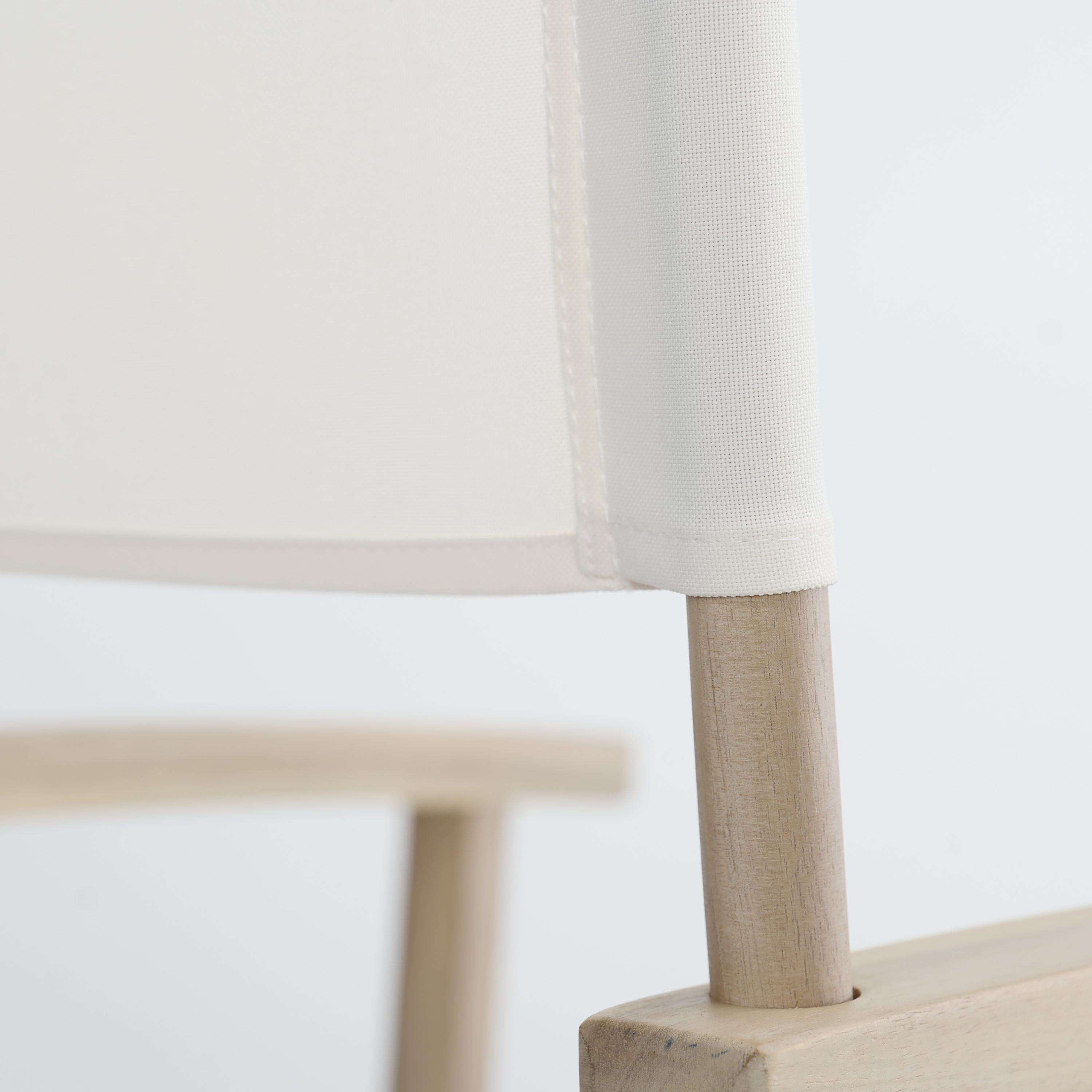 Silla de director de jardín de madera NATERIAL Solis crema - 16