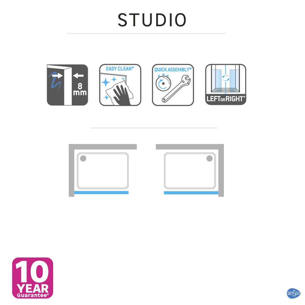 Picto paroi de douche studio sensea - 2