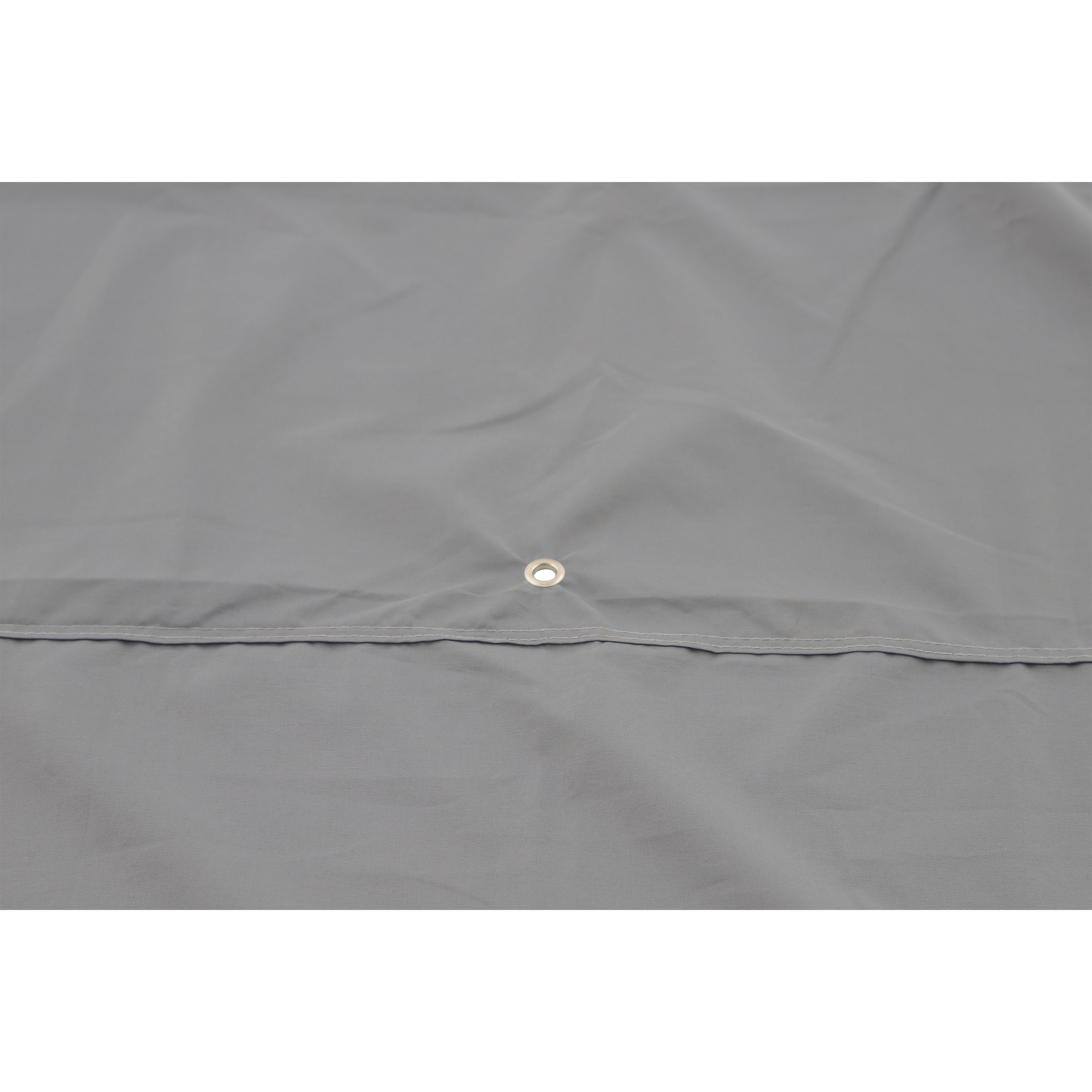Voile d'ombrage polyester rectangulaire gris Hegoa, NATERIAL L.400 x l.295 cm - 3