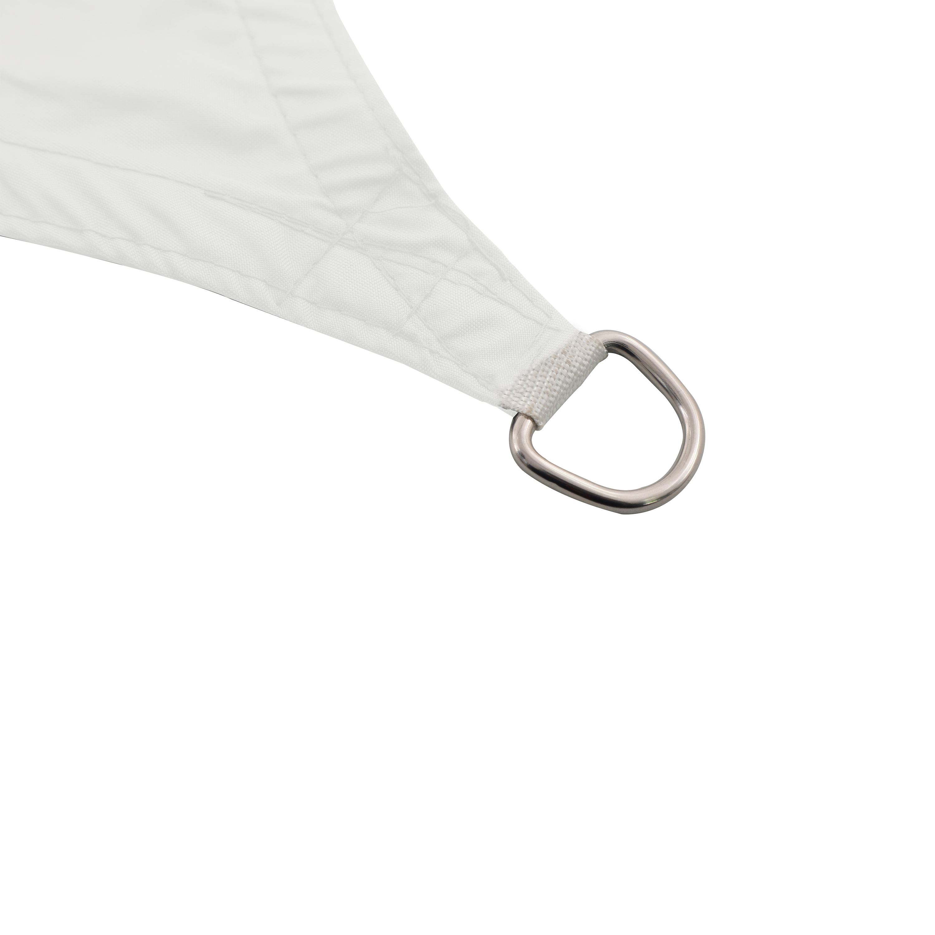 Vela ombreggiante rettangolare bianco 300 x 400 cm - 4