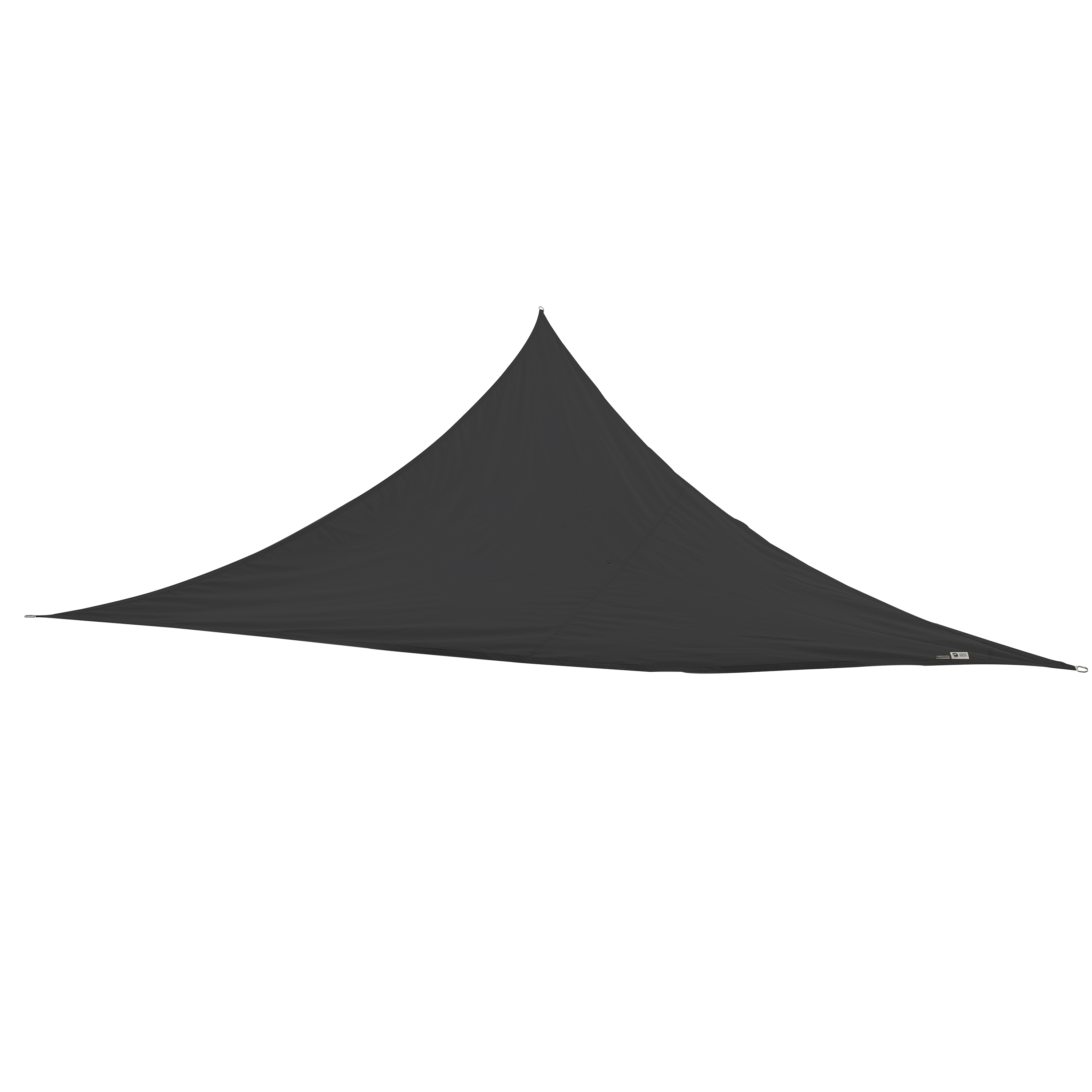 Voile d'ombrage triangulaire gris anthracite L.360 x l.360 cm - 3