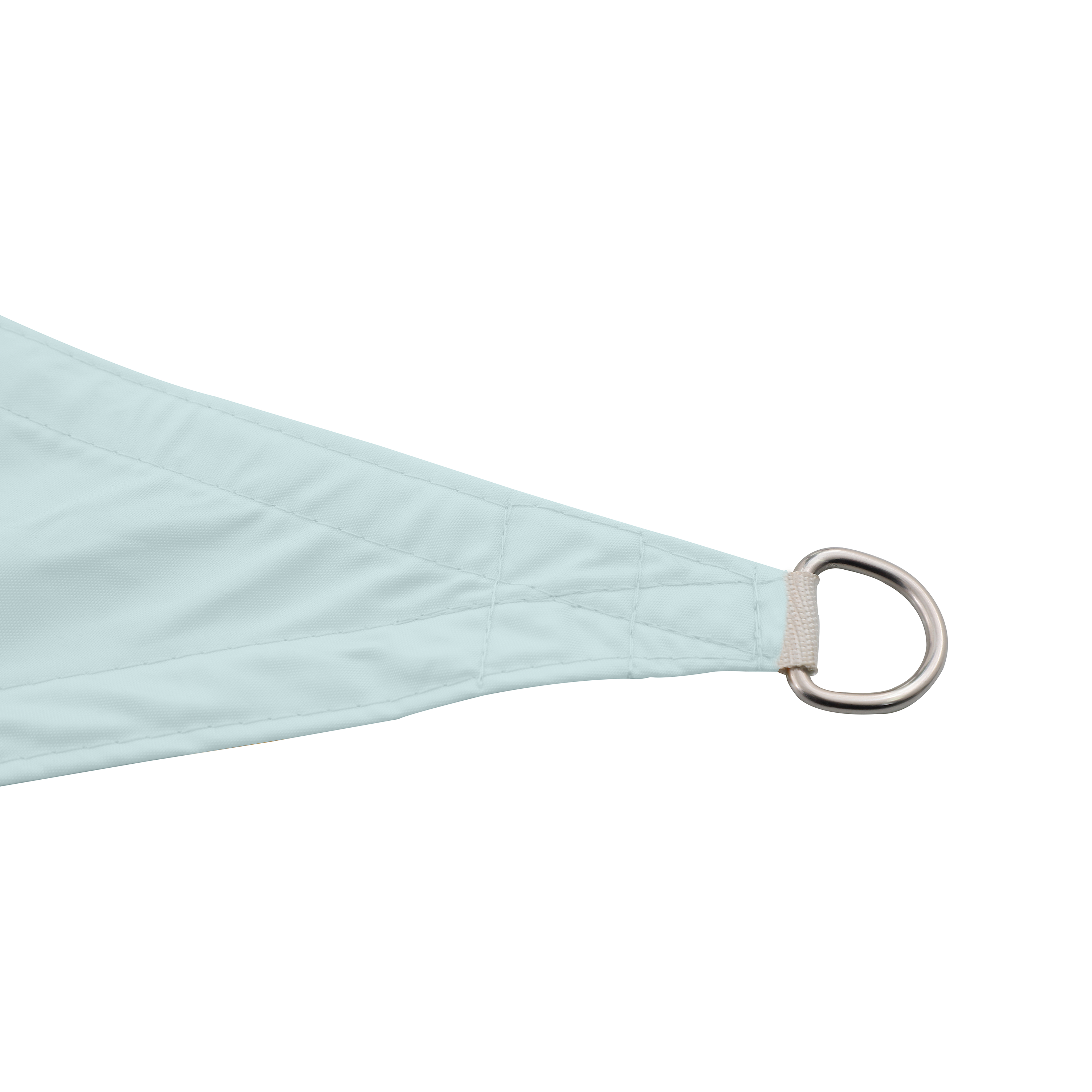 Voile d'ombrage triangulaire bleu laguna L.360 x l.360 cm - 3