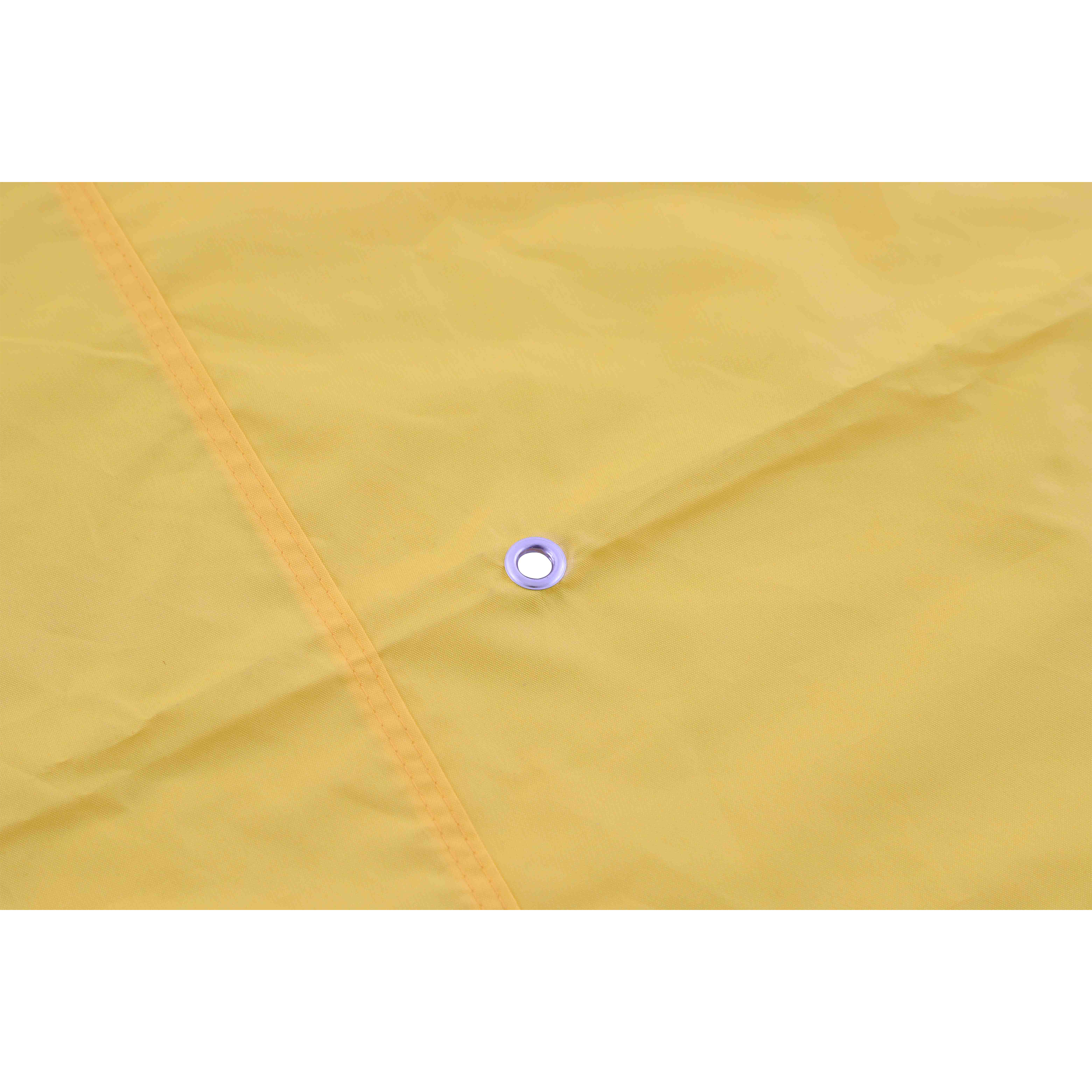 Voile d'ombrage triangulaire jaune L.360 x l.360 cm - 3