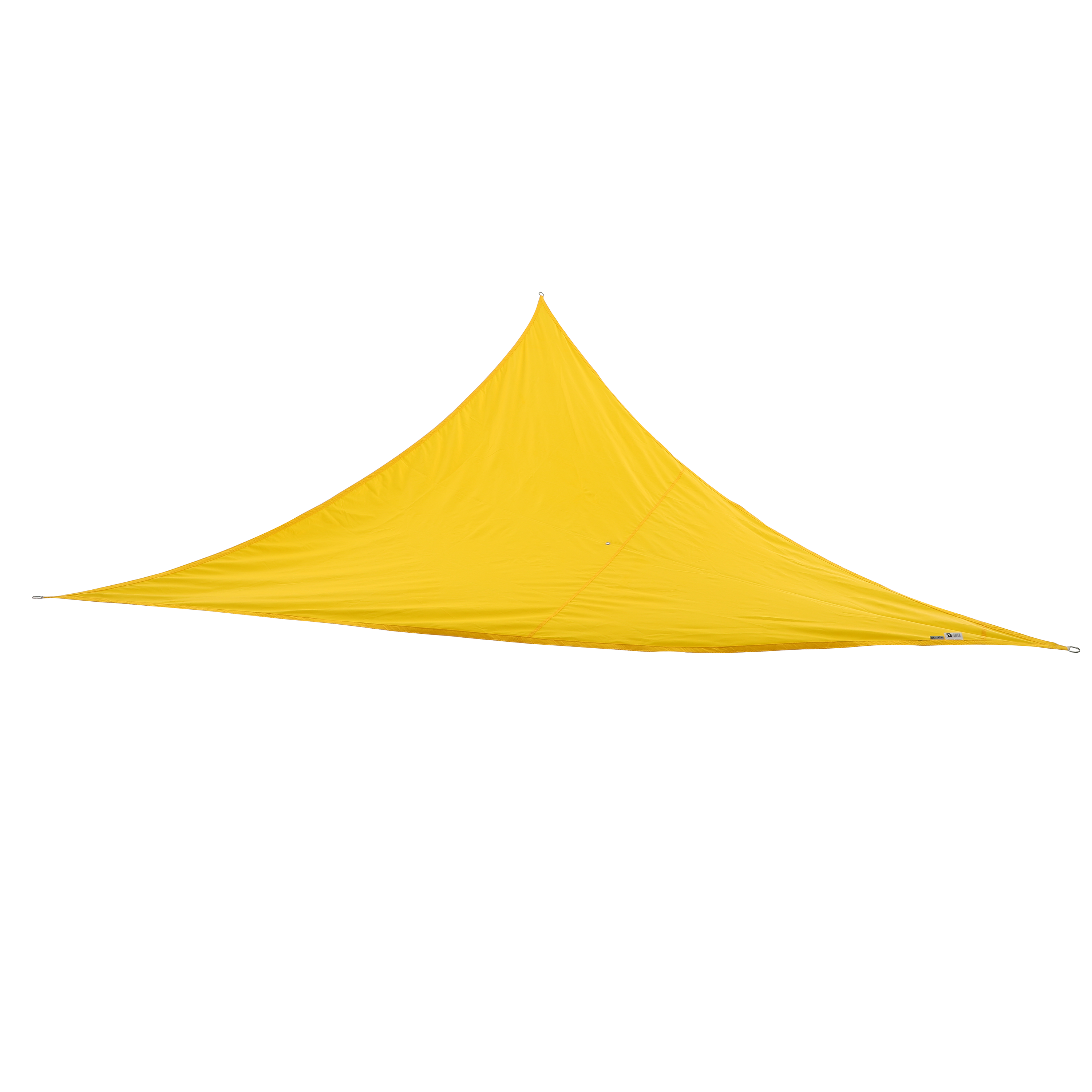 Voile d'ombrage triangulaire jaune L.360 x l.360 cm - 2