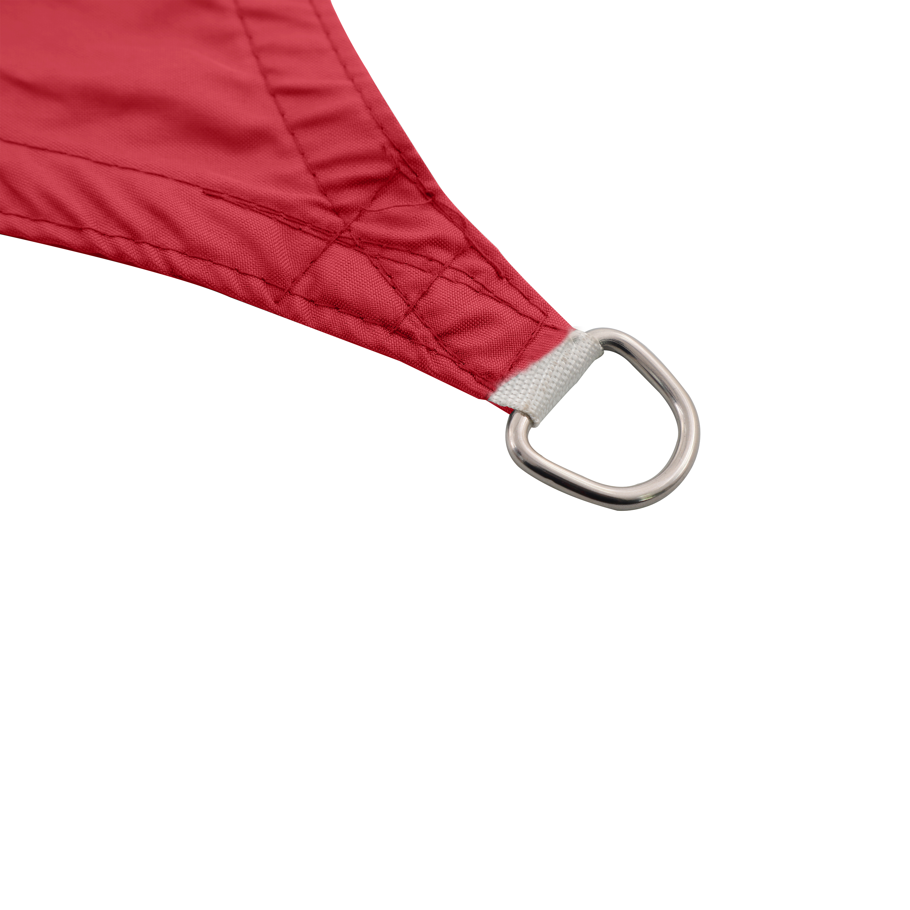 Voile d'ombrage polyester rectangulaire rouge Hegoa, NATERIAL L.400 x l.295 cm - 5