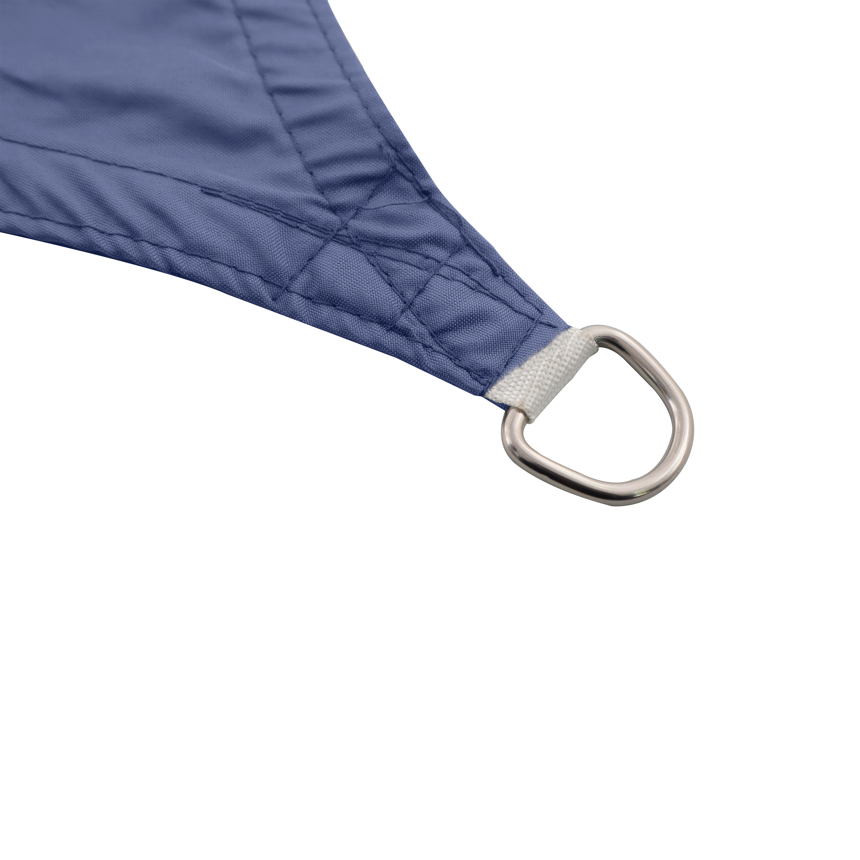 Voile d'ombrage rectangulaire bleu saphir L.400 x l.295 cm - 3