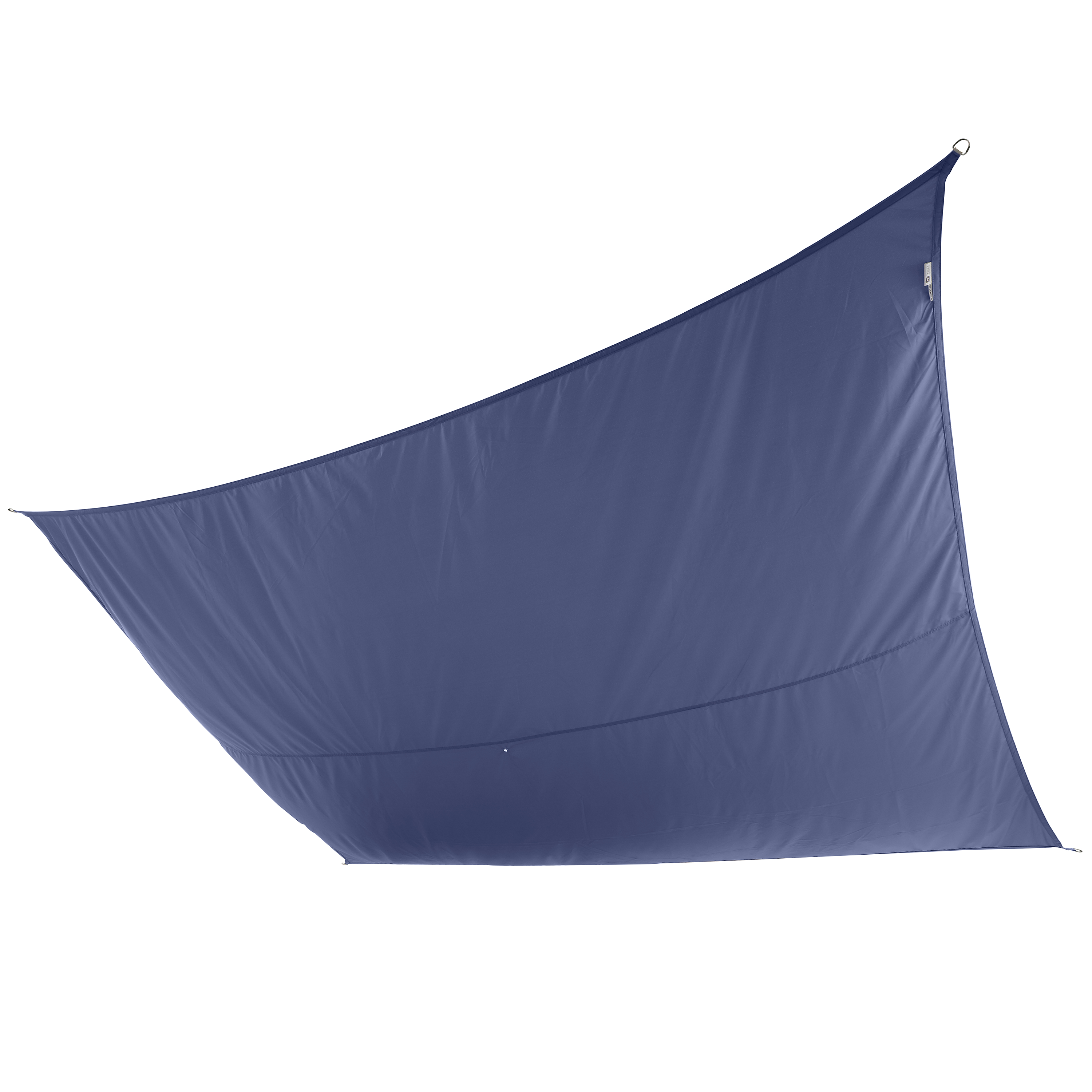 Voile d'ombrage rectangulaire bleu saphir L.400 x l.295 cm - 2