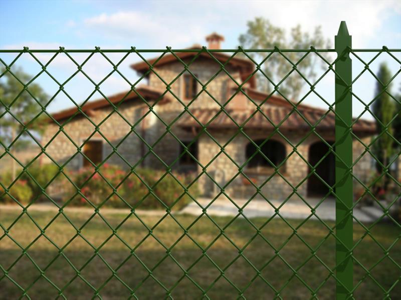 Palo a t in acciaio FERRO BULLONI plastificato verde H 150 x L 3 cm - 3