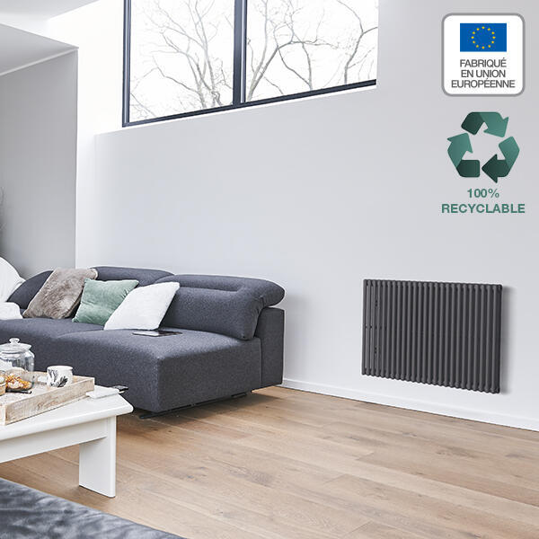 Filin radiateur Acova à eau chaude, design moderne et contemporain.  - 4