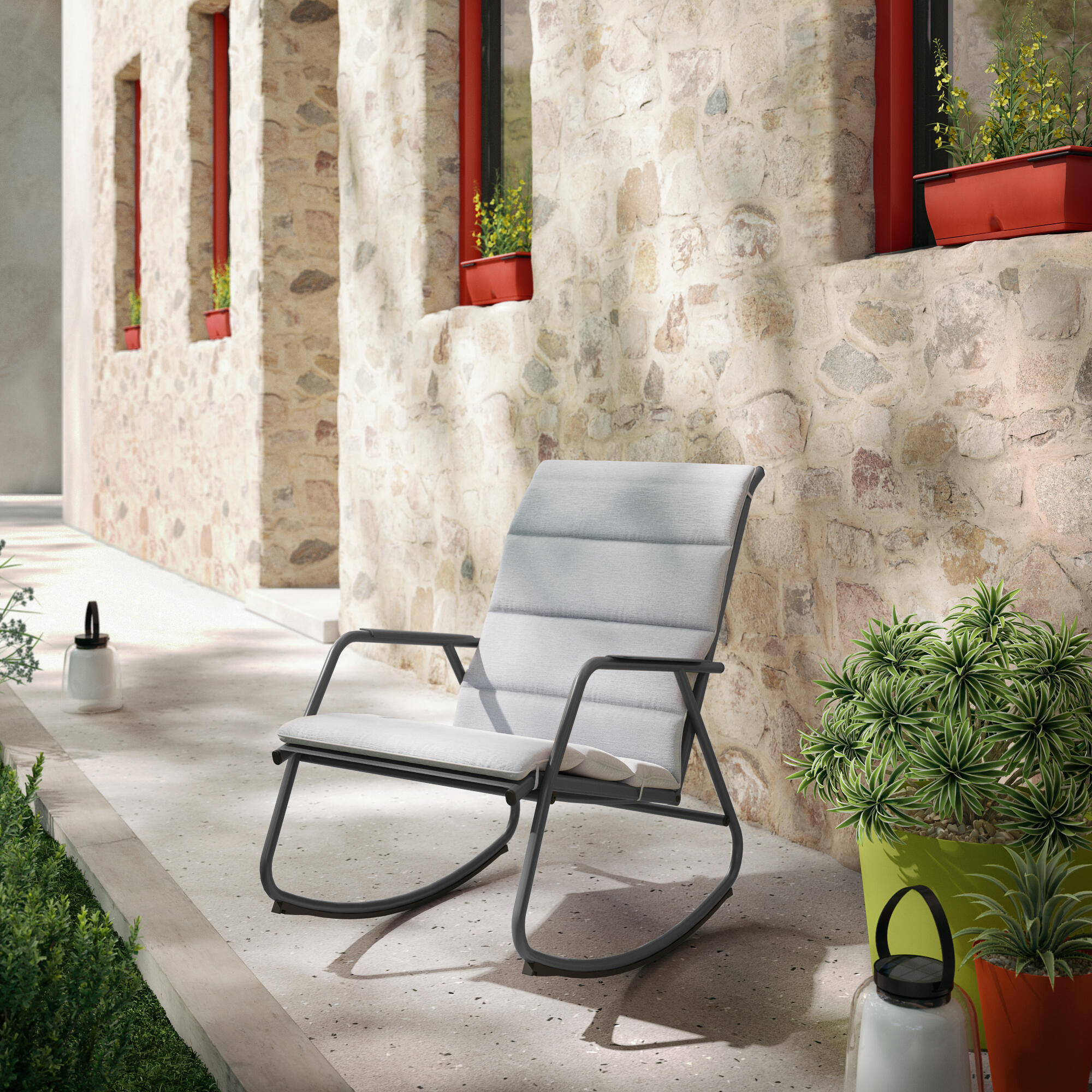Fauteuil de jardin acier NATERIAL Lyco - 2