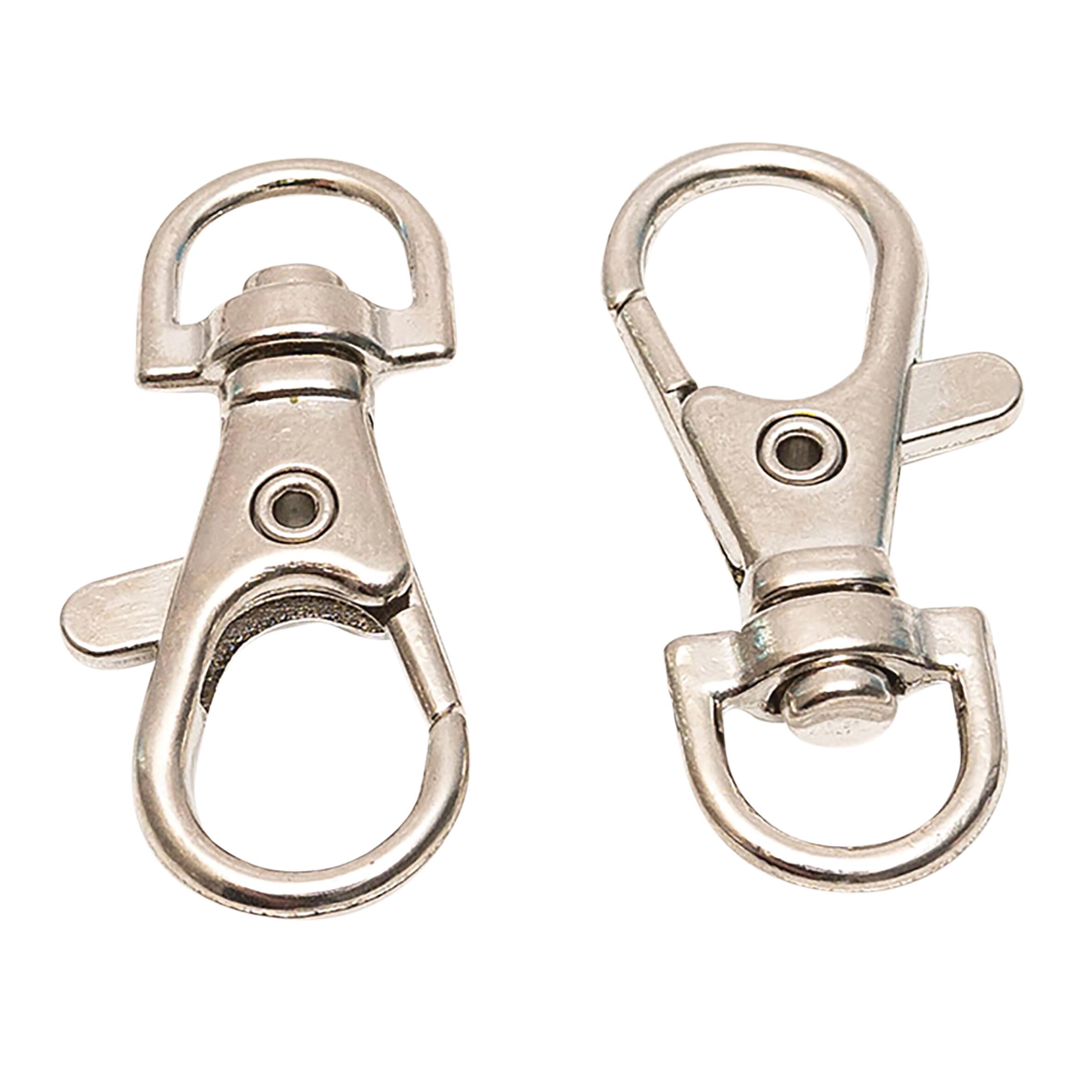 Moschettone con rotella STANDERS in acciaio zincato Ø 6 x 150 mm 1 kg, 30 pezzi - 2