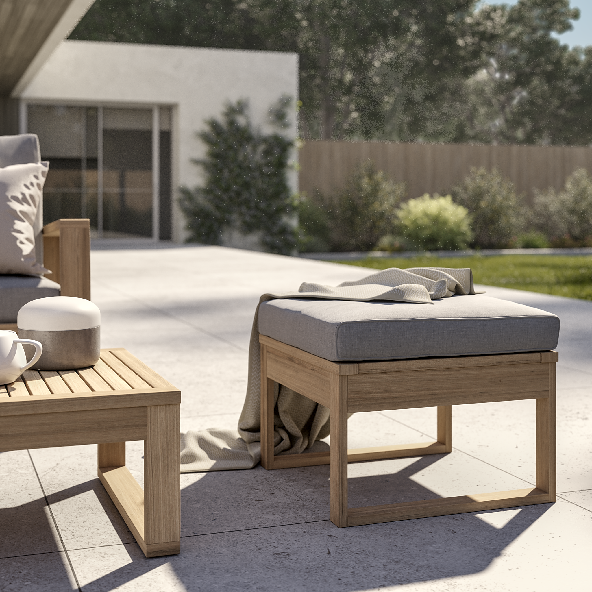 Sofá de jardim relax NATERIAL SOLARIS COMFORT CANTO - 19