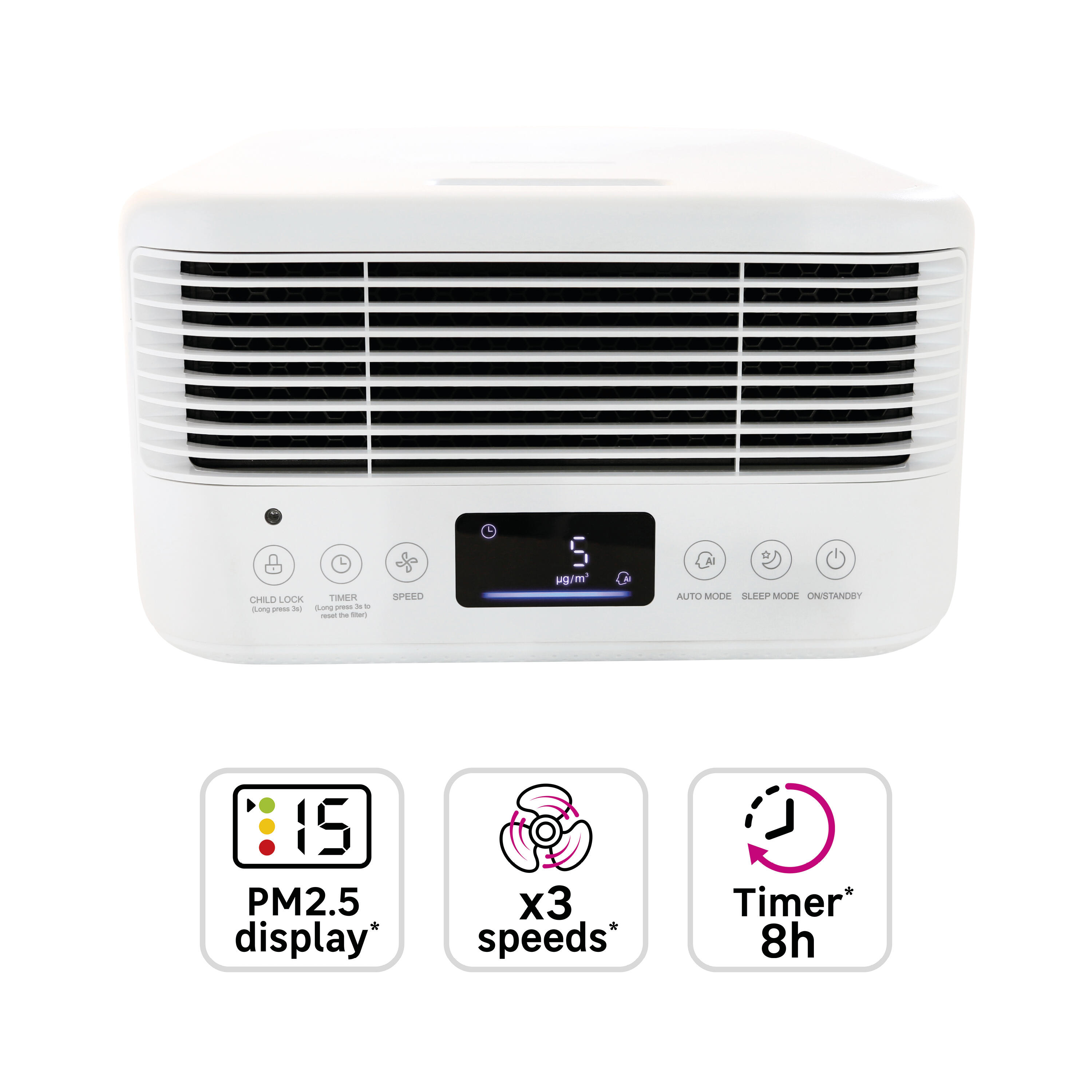 Oczyszczacz powietrza HEPA 13 biały EQUATION - 14