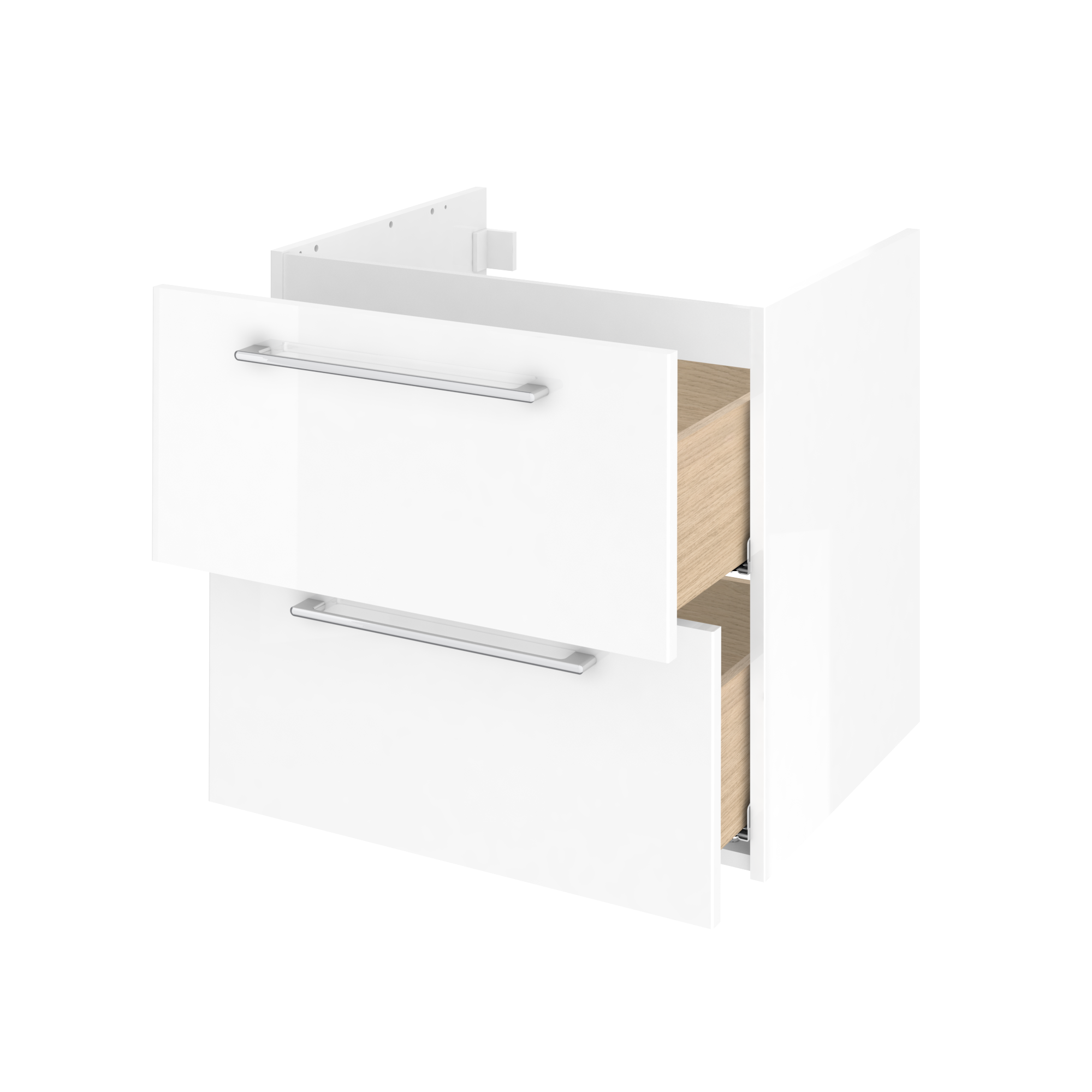 Szafka pod umywalkę Remix Biała 60 Sensea - 25