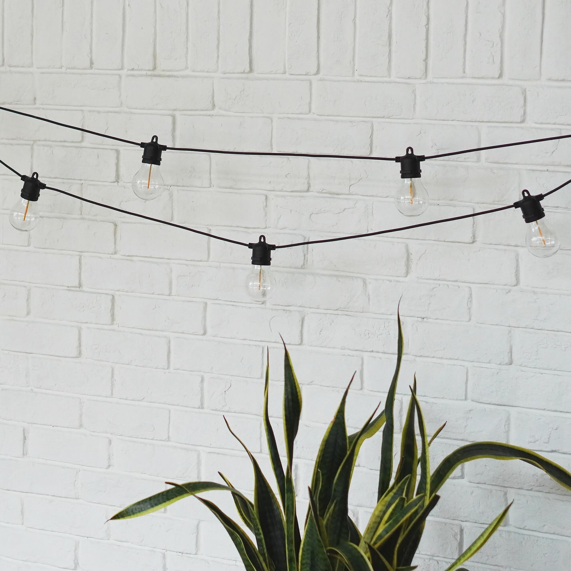 Guirlande solaire rechargeable 10 ampoules 10 mètres, blanc chaud, Sanka INSPIRE - 2