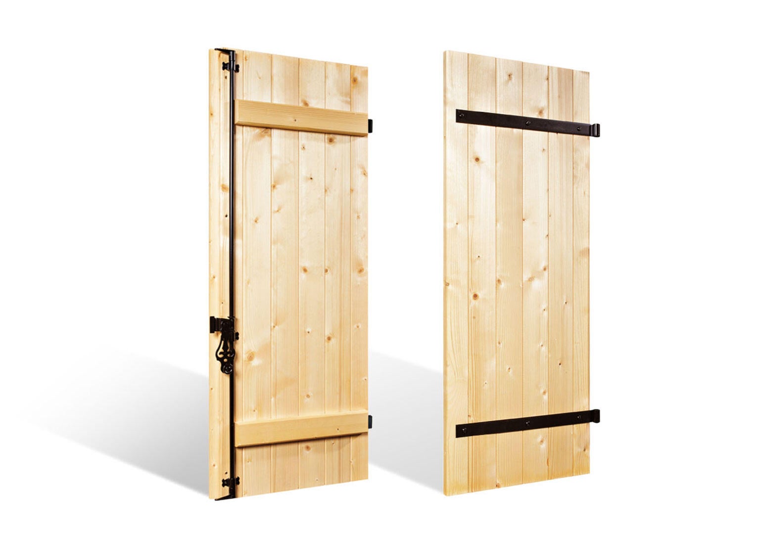 Volet battant bois Taïga, h.105 x l.100 cm, 2 vantaux - 3