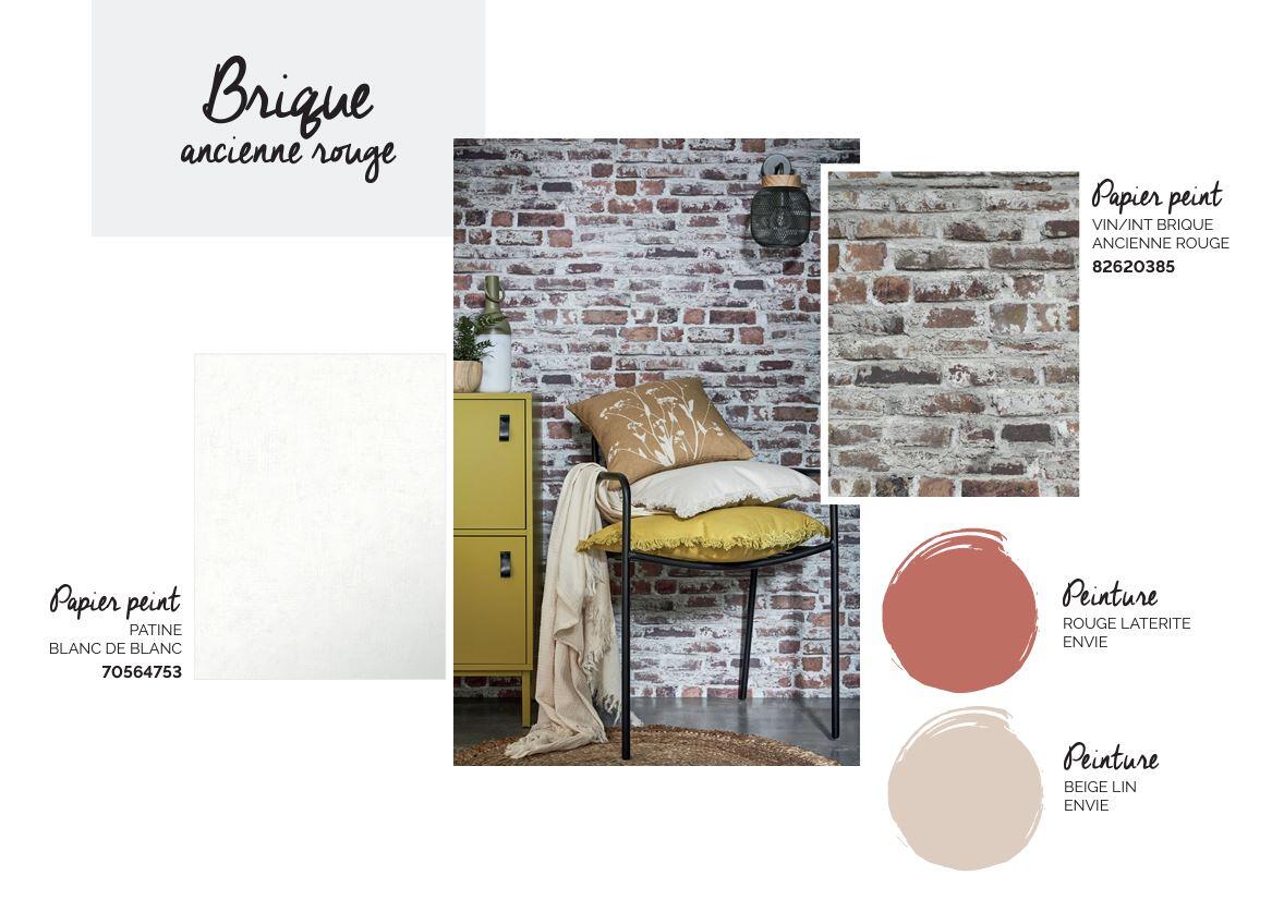 Le papier peint du style industriel vintage - 1