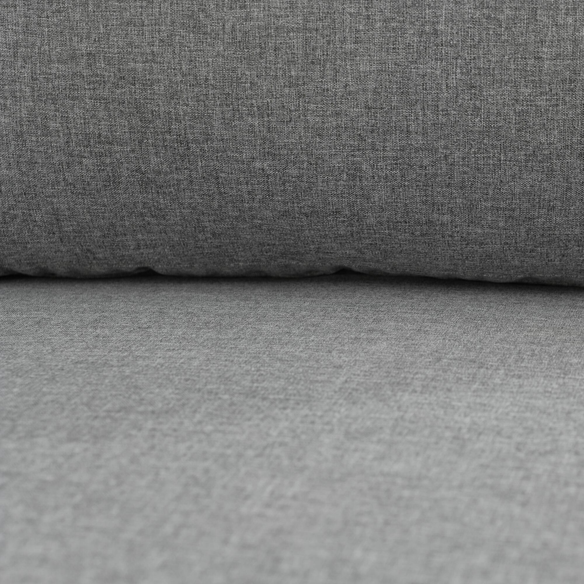 Salotto da giardino angolare per 5 persone marrone Bali NATERIAL con cuscini in poliestere grigio - 22