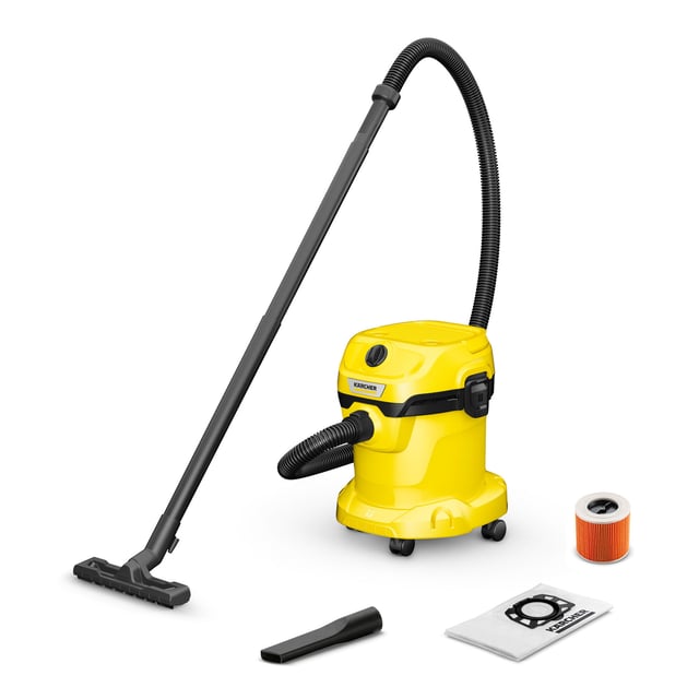 Aspirateur de chantier eau et poussières KARCHER WD2 PLUSV, 20.0 kPa, 15.0 l