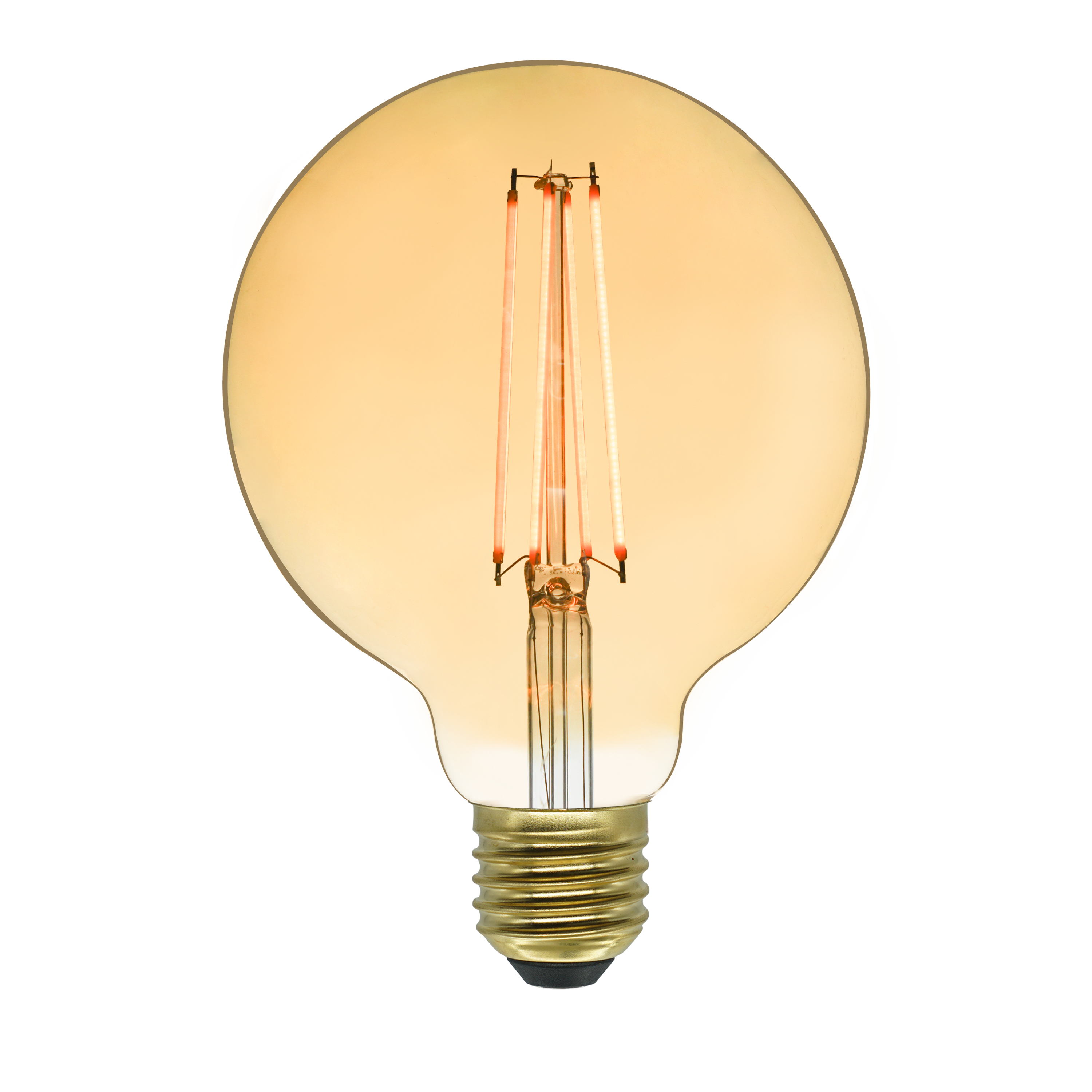 Lâmpada LED filamentos G95 E27 806LM 2000K Lexman - 2