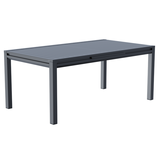 Table de jardin NATERIAL Odyssea II aluminium anthracite 10 personnes