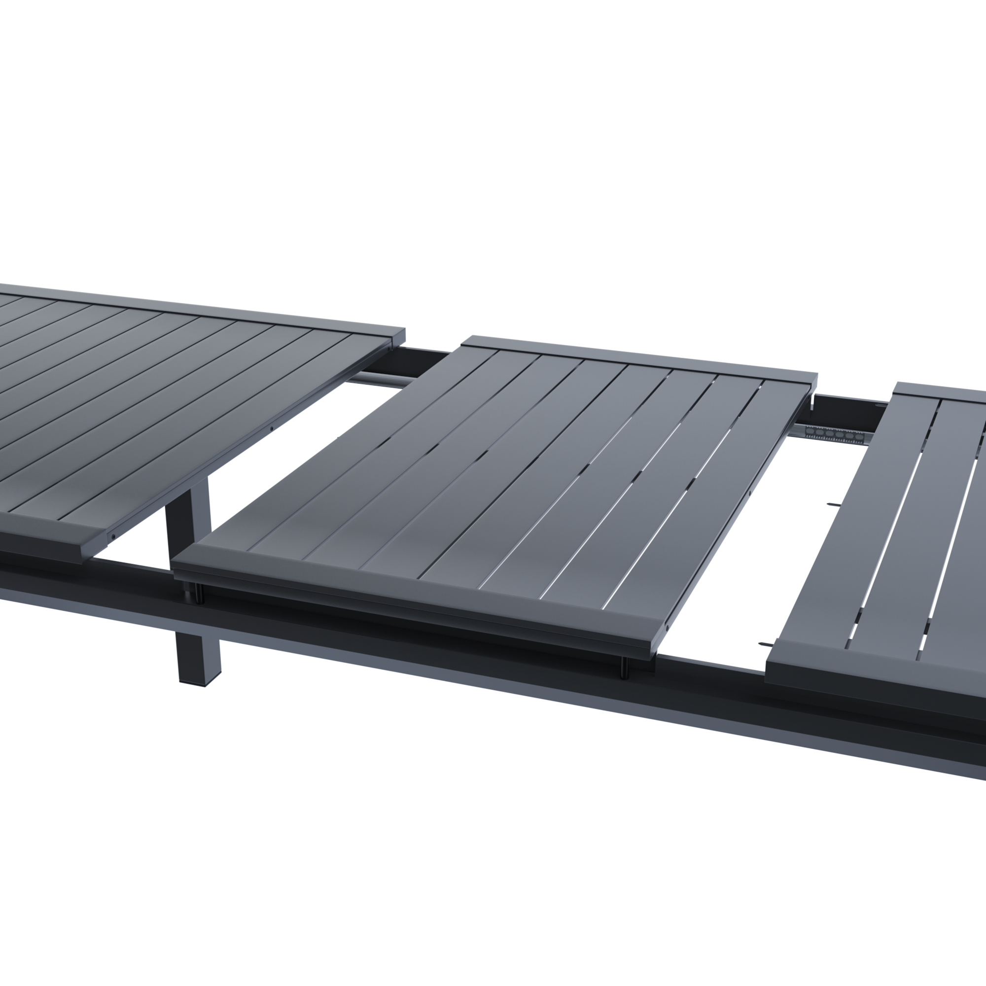 Mesa de alumínio Naterial Odyssea II Easy 180/240x100 cm Antracite - 48