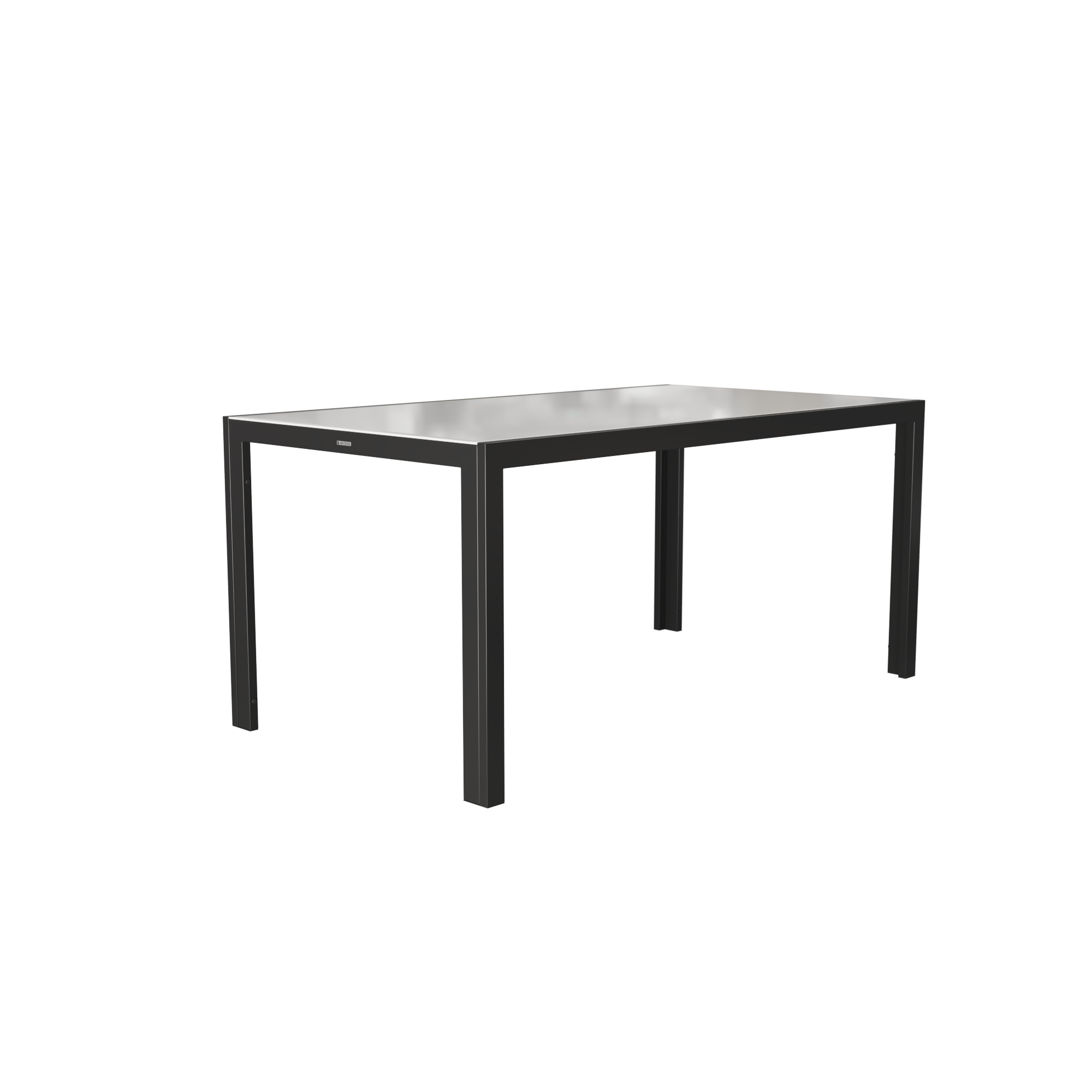 Mesa de alumínio NATERIAL LYRA II FIX 160X90CM ANTRACITE - 19