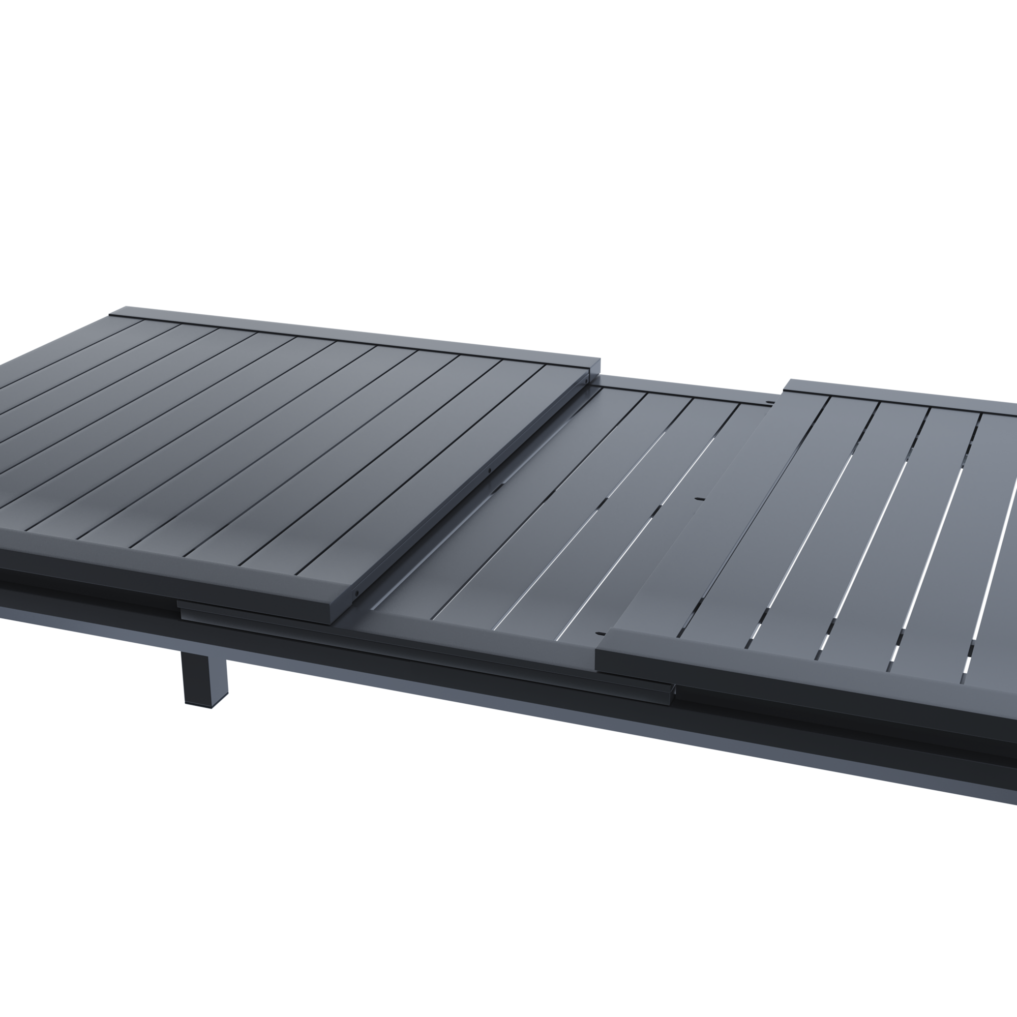 Mesa de alumínio Naterial Odyssea II Easy 180/240x100 cm Antracite - 7