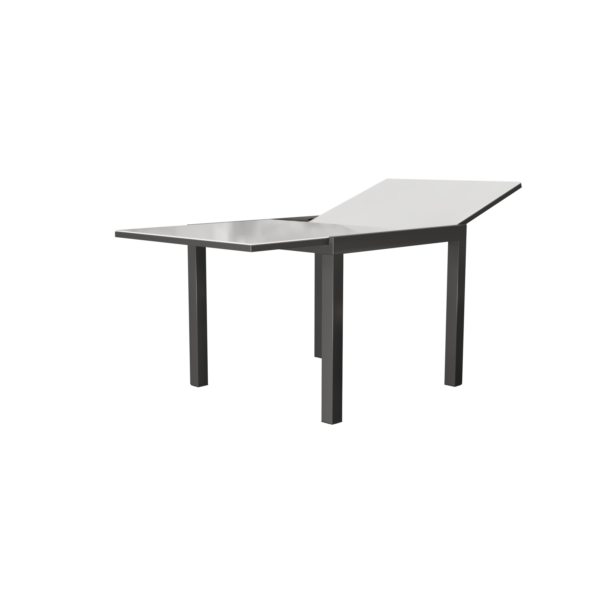 Table de jardin NATERIAL Lyra rectangulaire gris 6 personnes - 4
