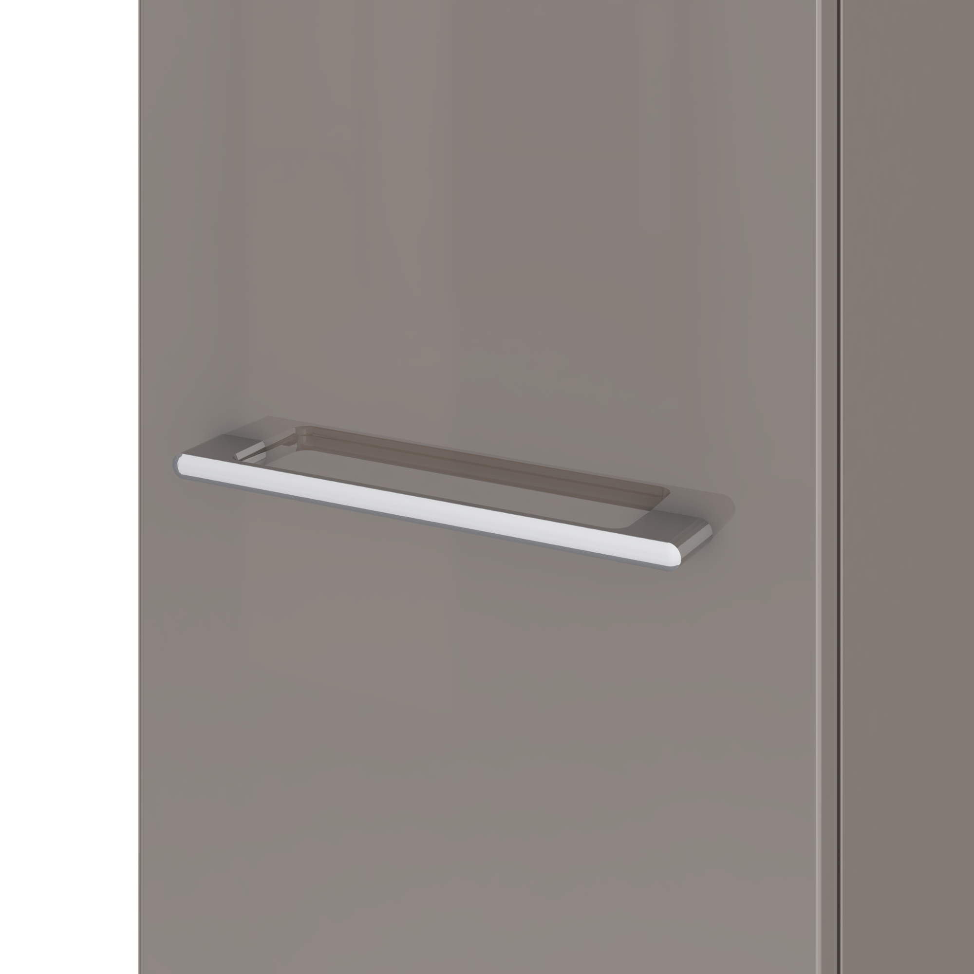 colonna bagno Remix grigio granito L30 x H173 x P33 cm - 10