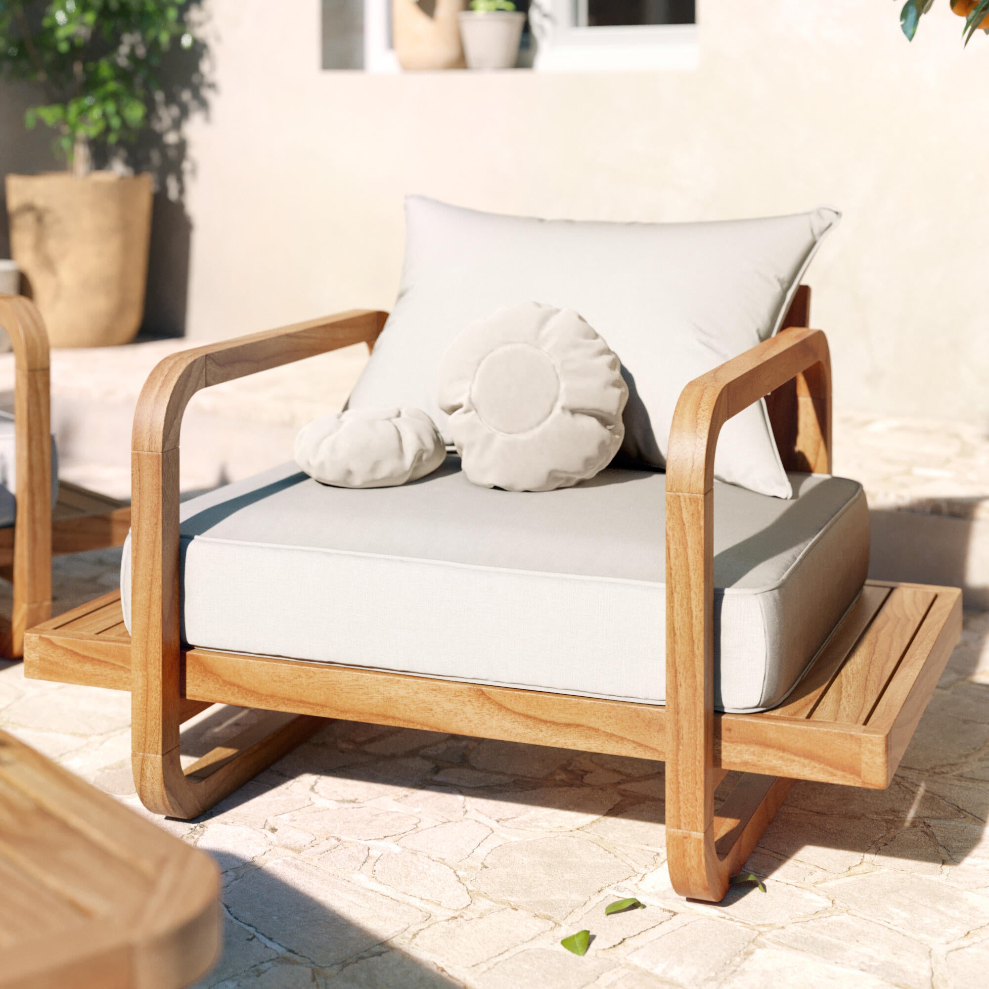 Mesa de apoio NATERIAL EQUATEUR TEAK 140X80X38 - 15