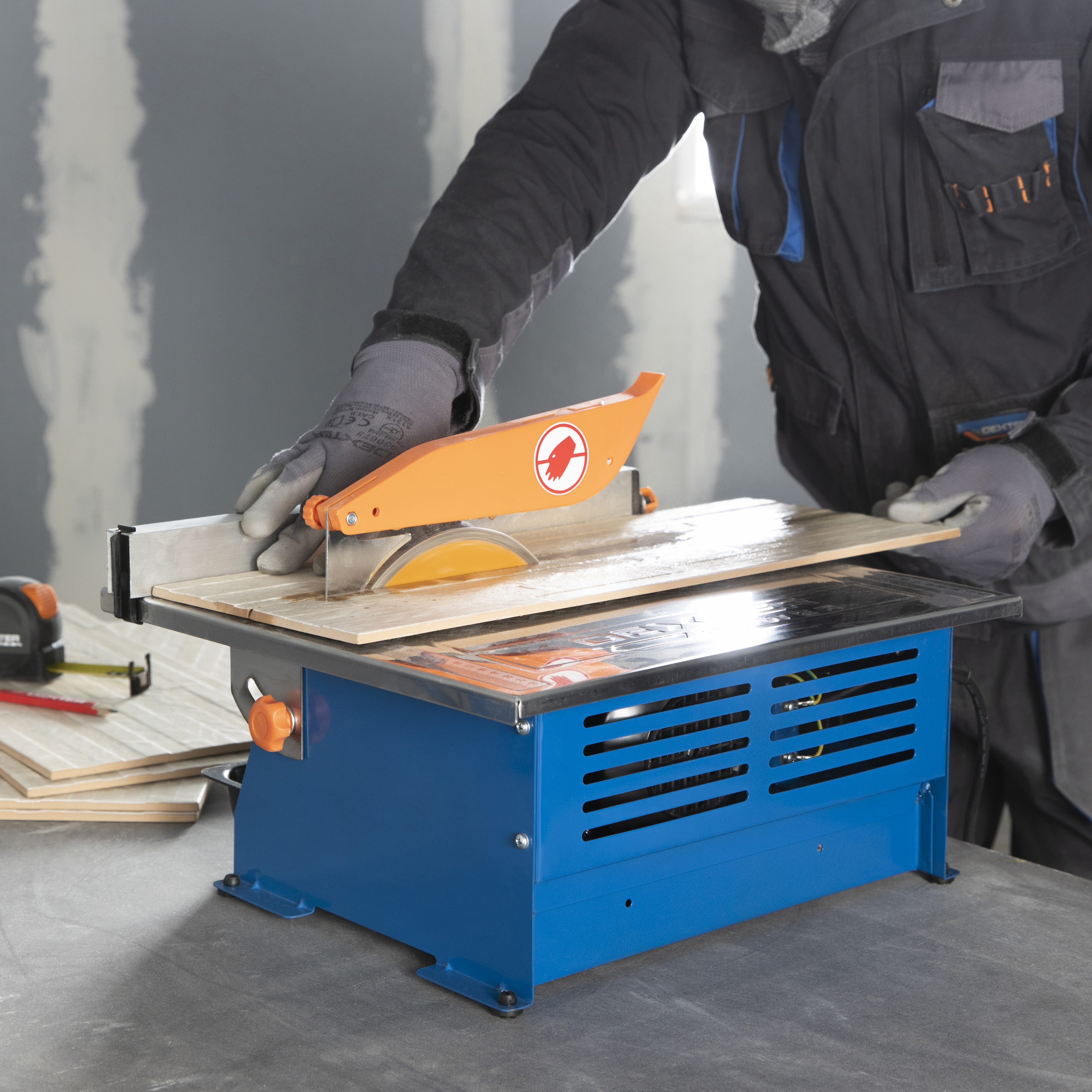 Cortador cerâmica elétrico 450 W 180 mm Dexter - 4