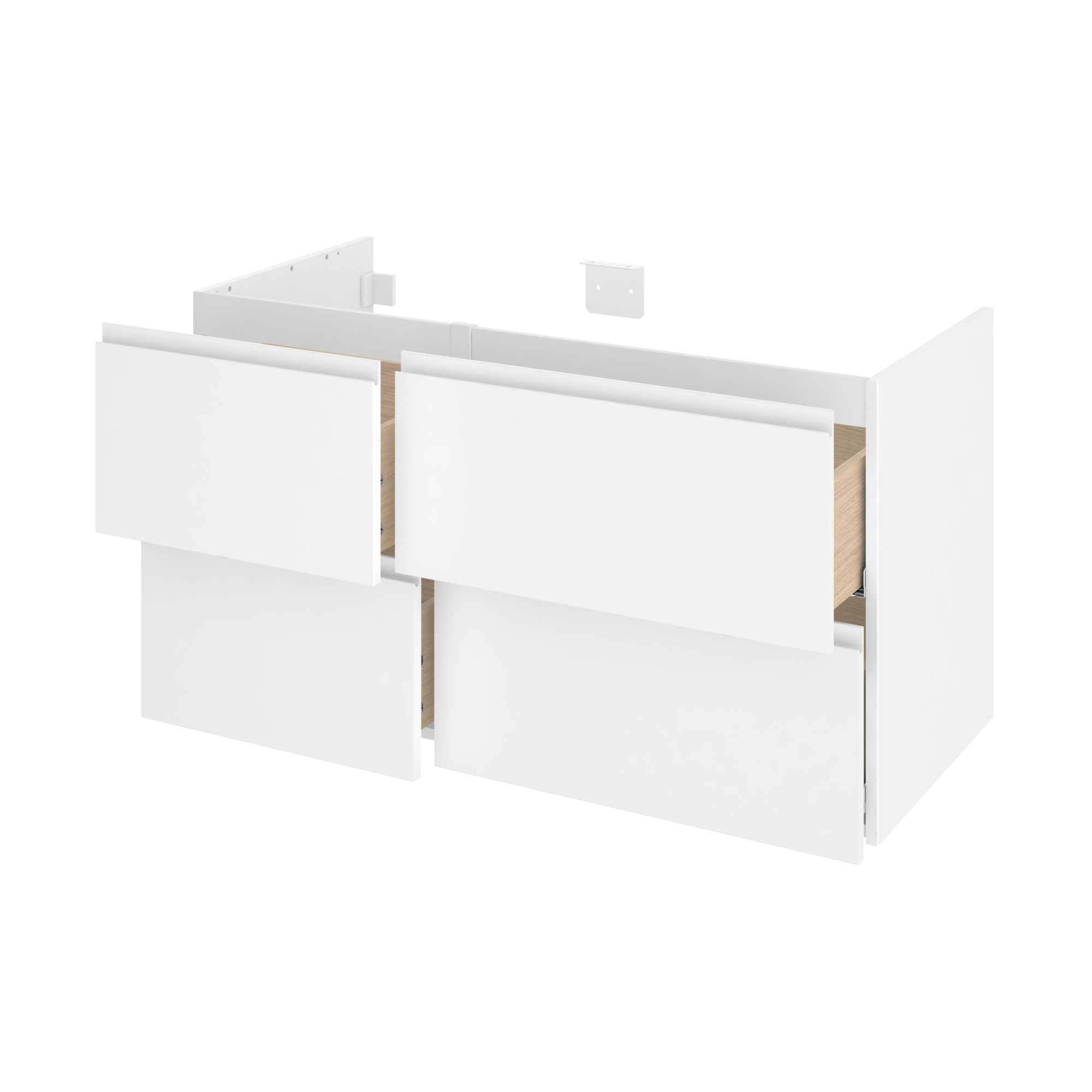 Szafka pod umywalkę Remix Biały Mat 60 Sensea - 17