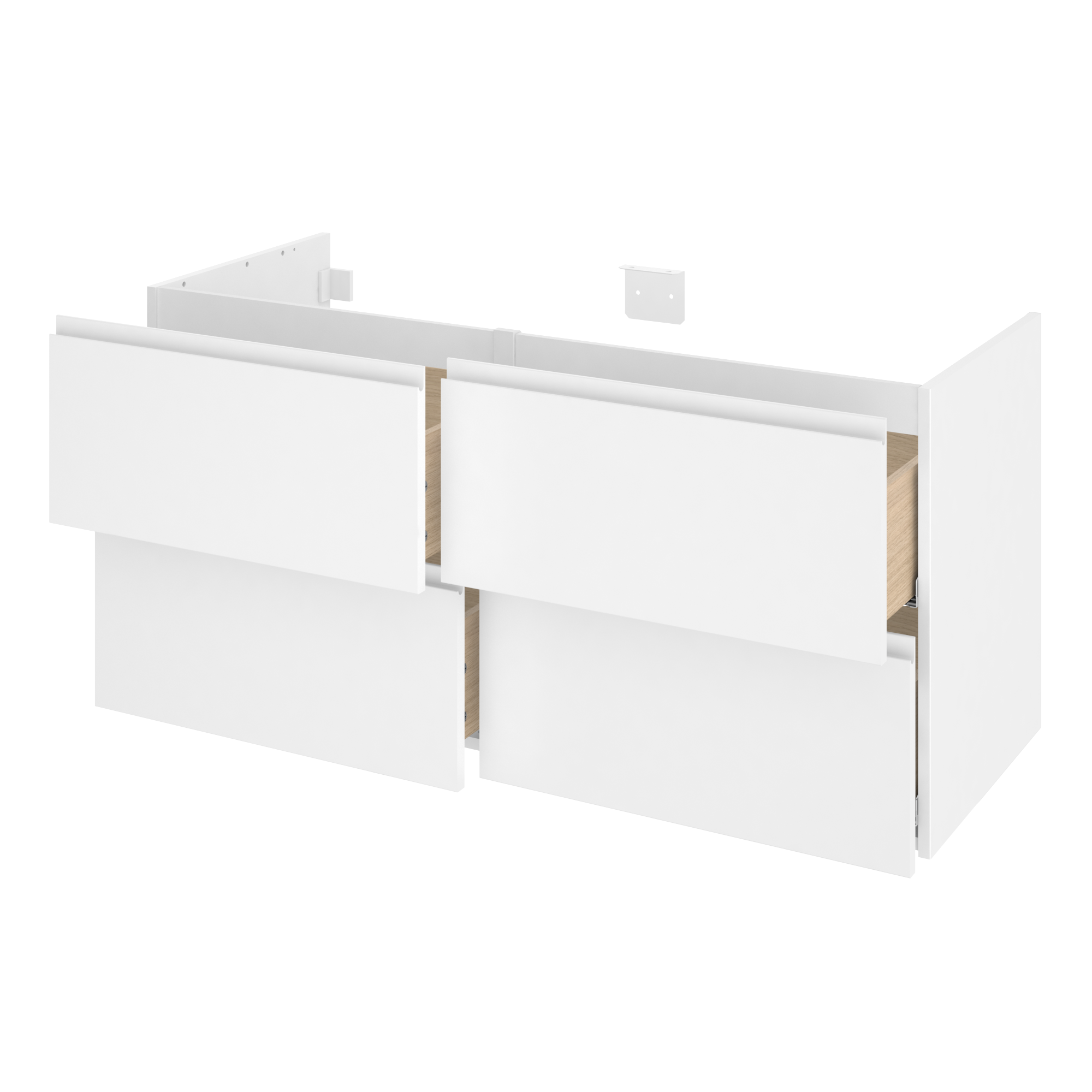 Szafka pod umywalkę Remix Biały Mat 60 Sensea - 10