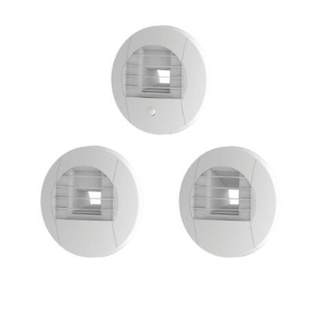3 bouches d'extraction sont fournies avec la VMC simple flux hygrorégrable Sauter Gauli - 8