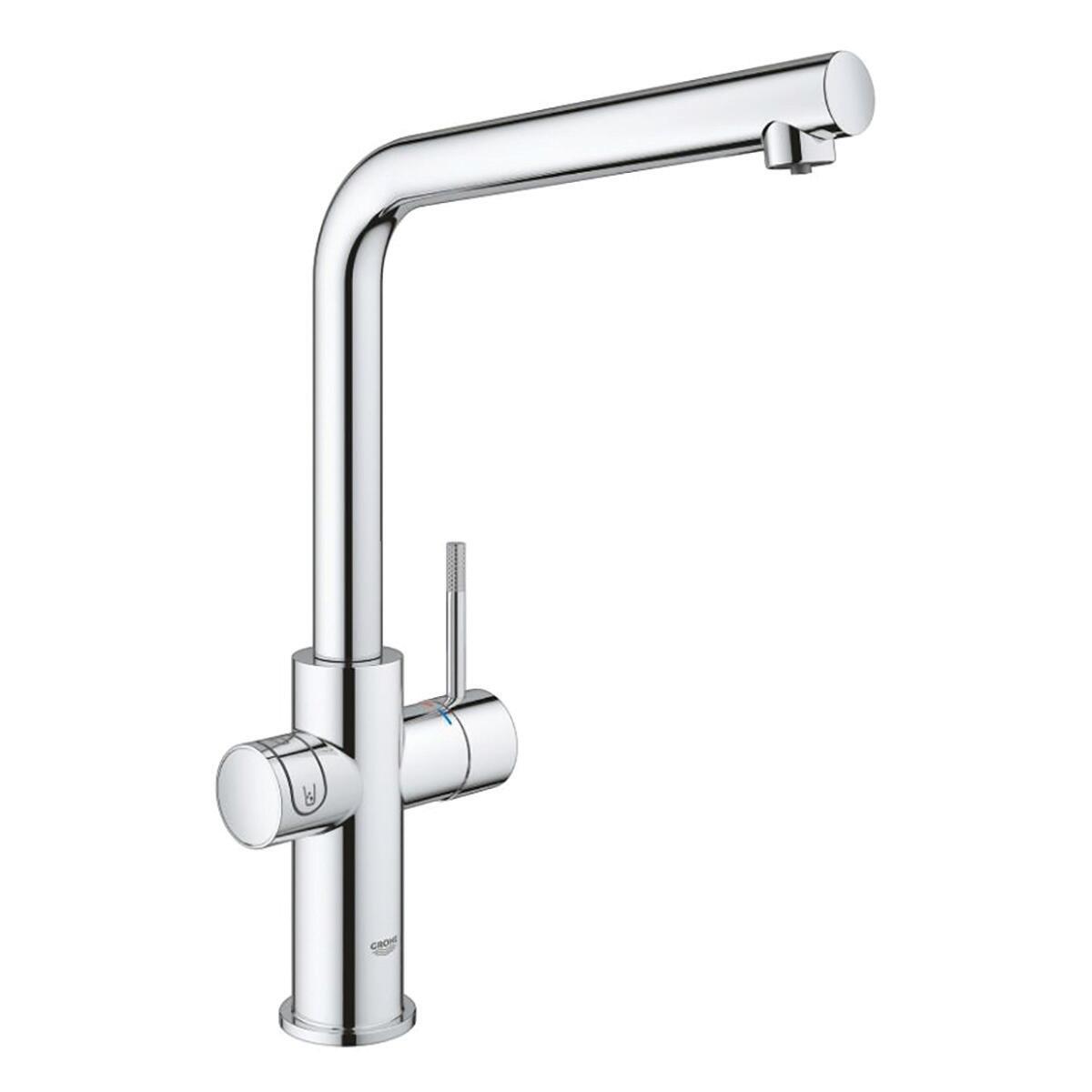 Kit rubinetto e filtro acqua sottolavello  GROHE  sistema filtrazione Blue Home bocca L cr, antiodore/antisapore - 5