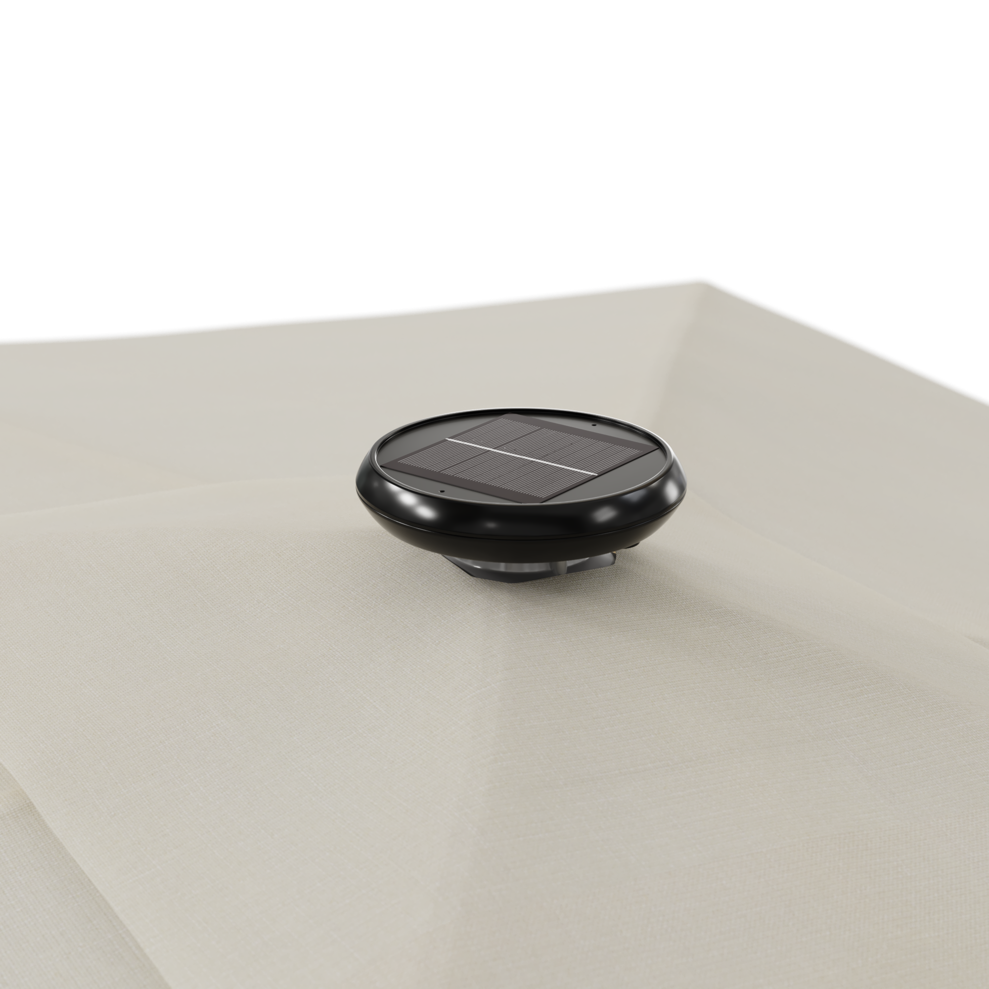 Ombrellone a palo laterale marrone Sonora NATERIAL con telo rettangolare bianco L 280 x P 391 x H 274 cm - 23