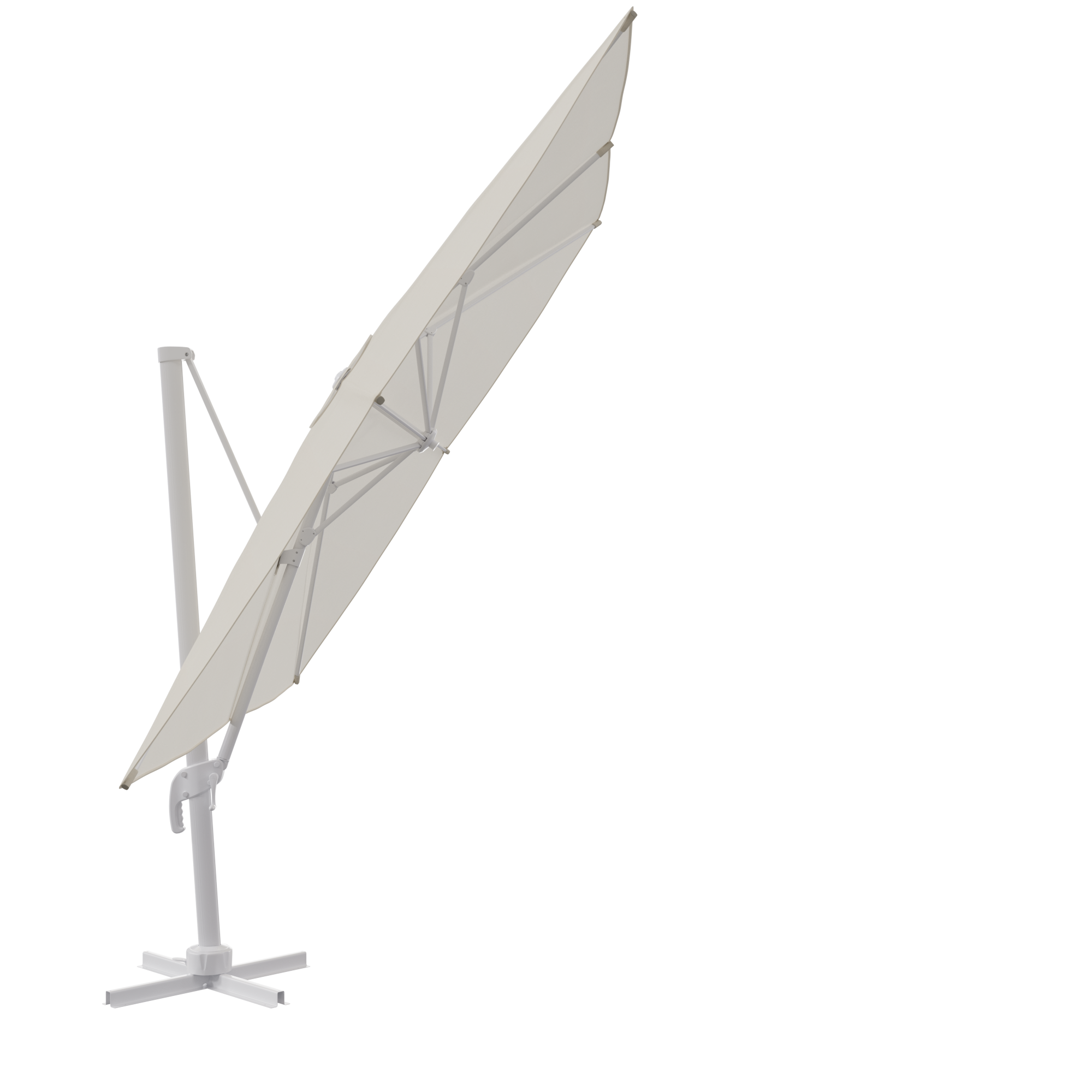 Chapéu de sol NATERIAL AURA 360º 250G 290X390CM BRANCO - 21