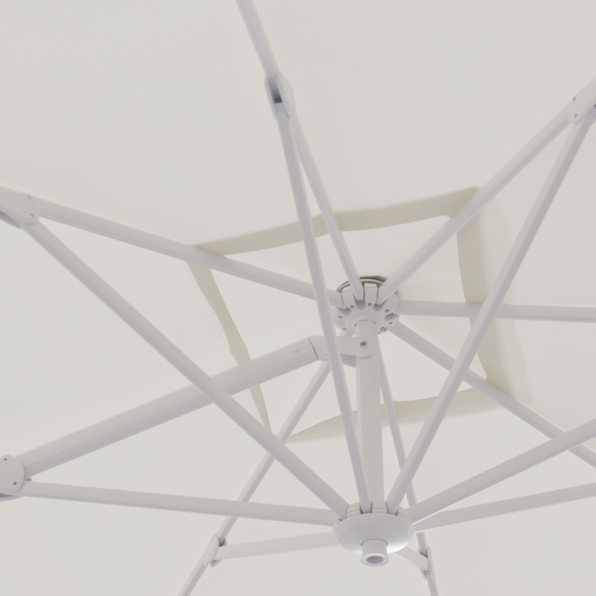 Chapéu de sol NATERIAL AURA 360º 250G 290X390CM BRANCO - 28